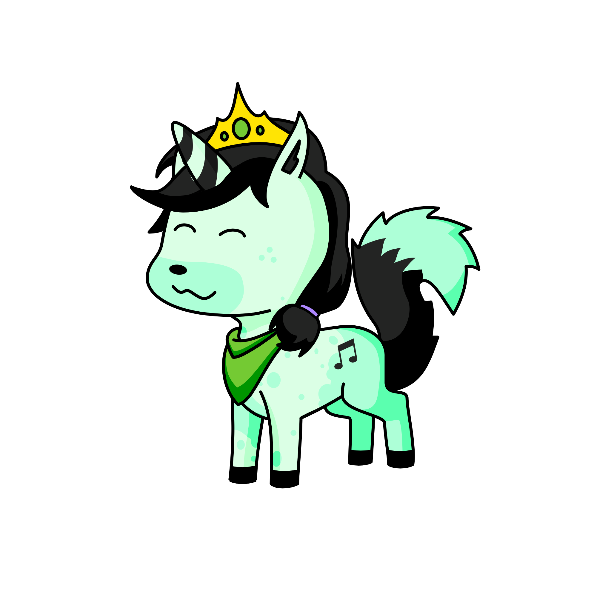 minty, the unicorn