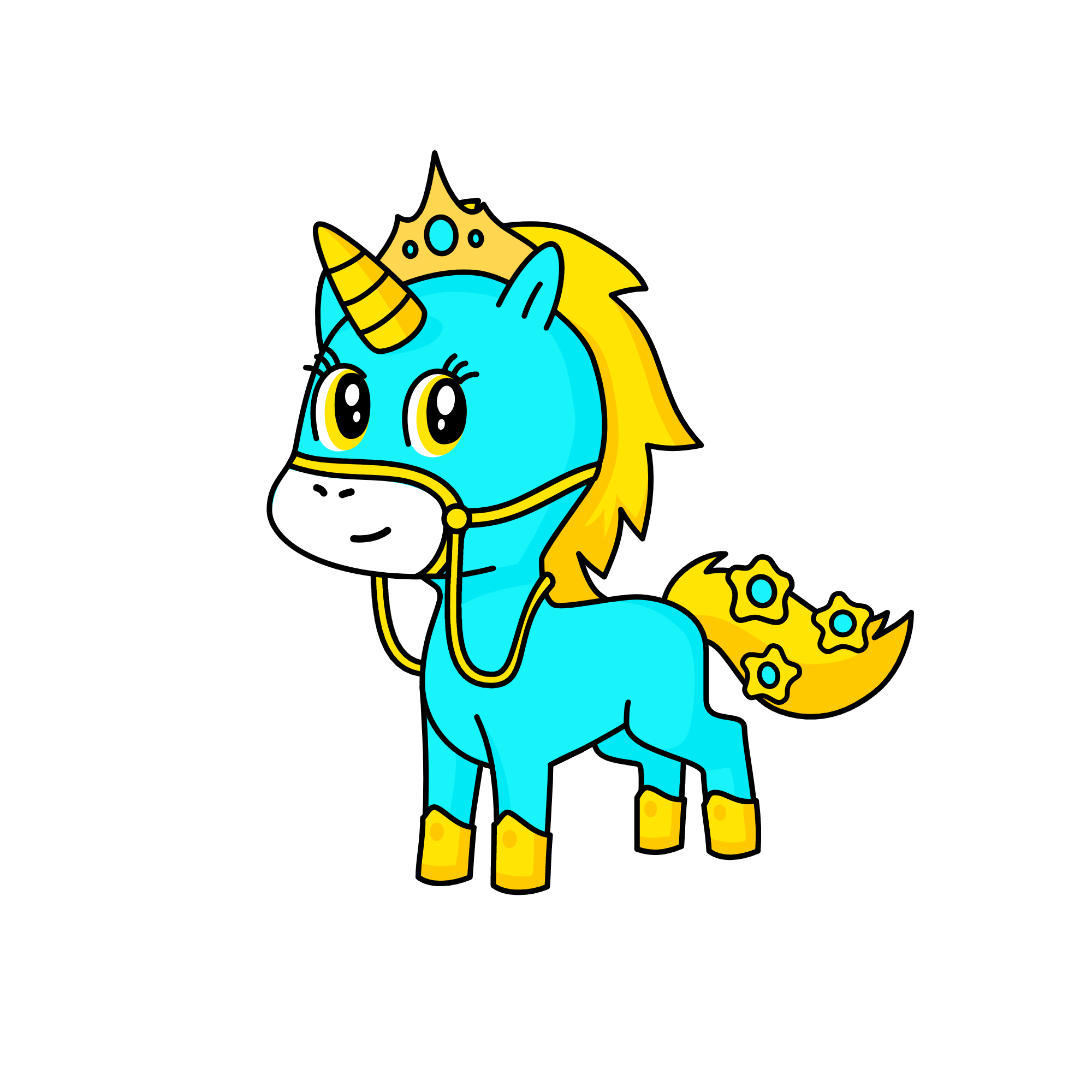 Presens, the unicorn