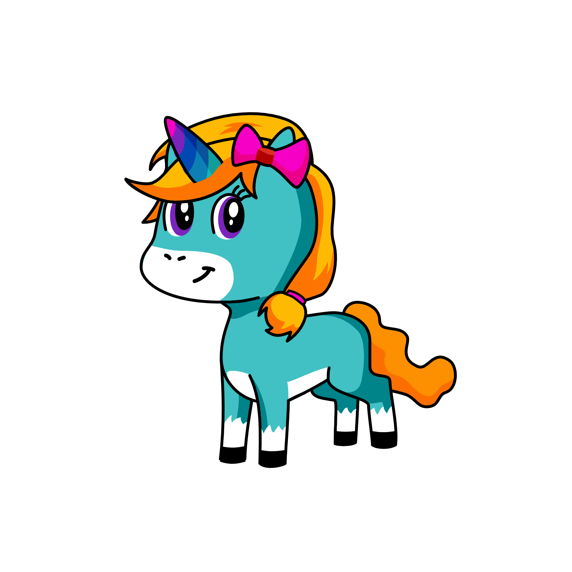 Amber, the unicorn