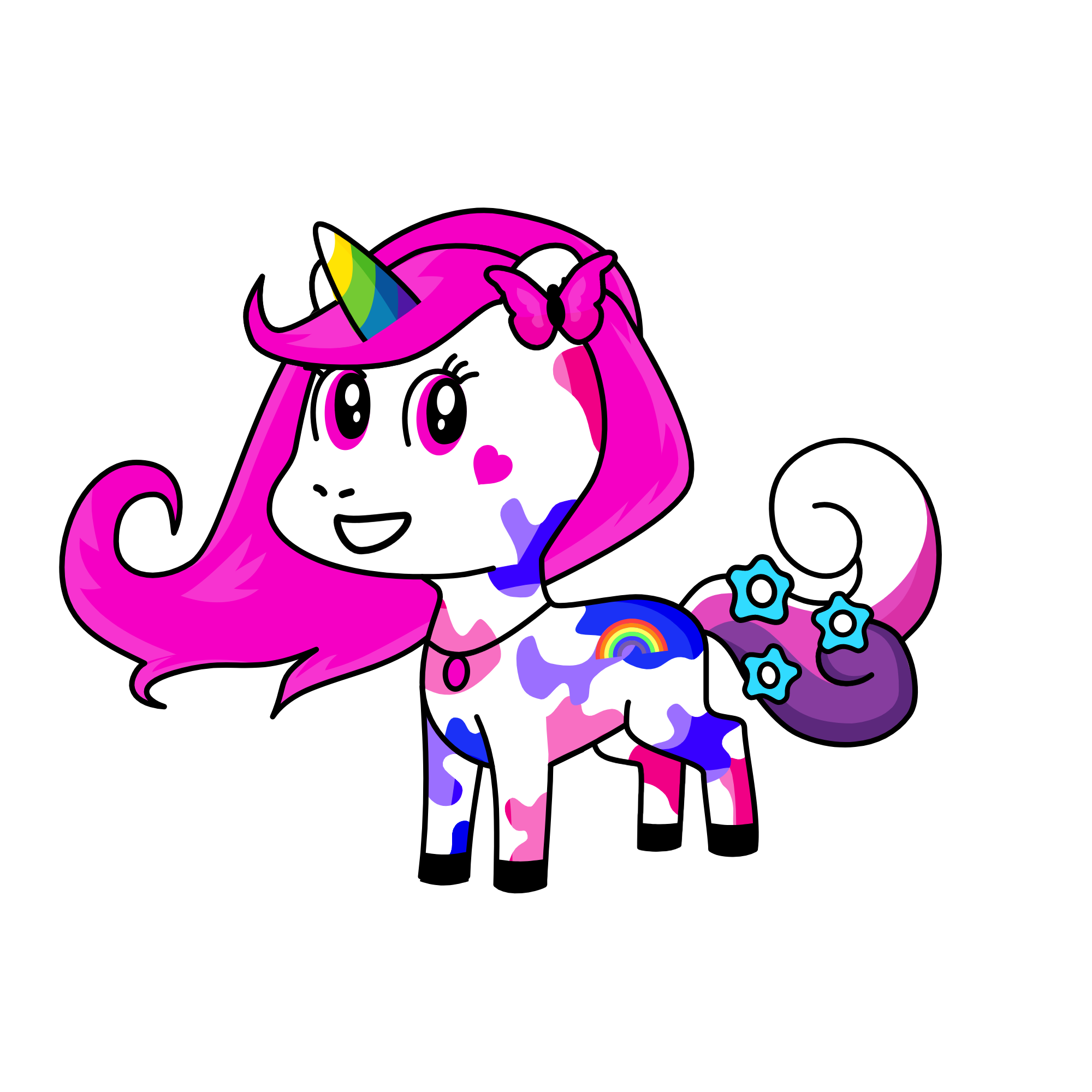 pinky, the unicorn