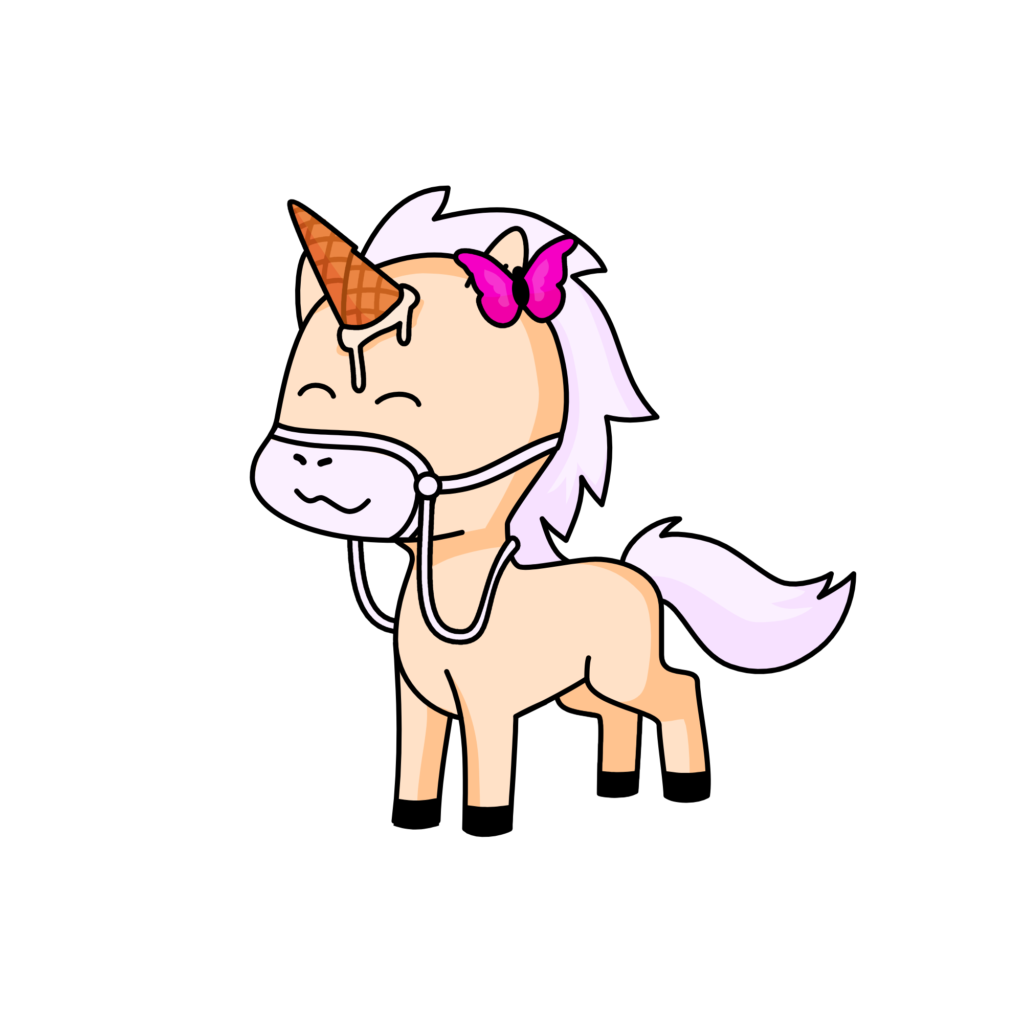 Creamy, the unicorn