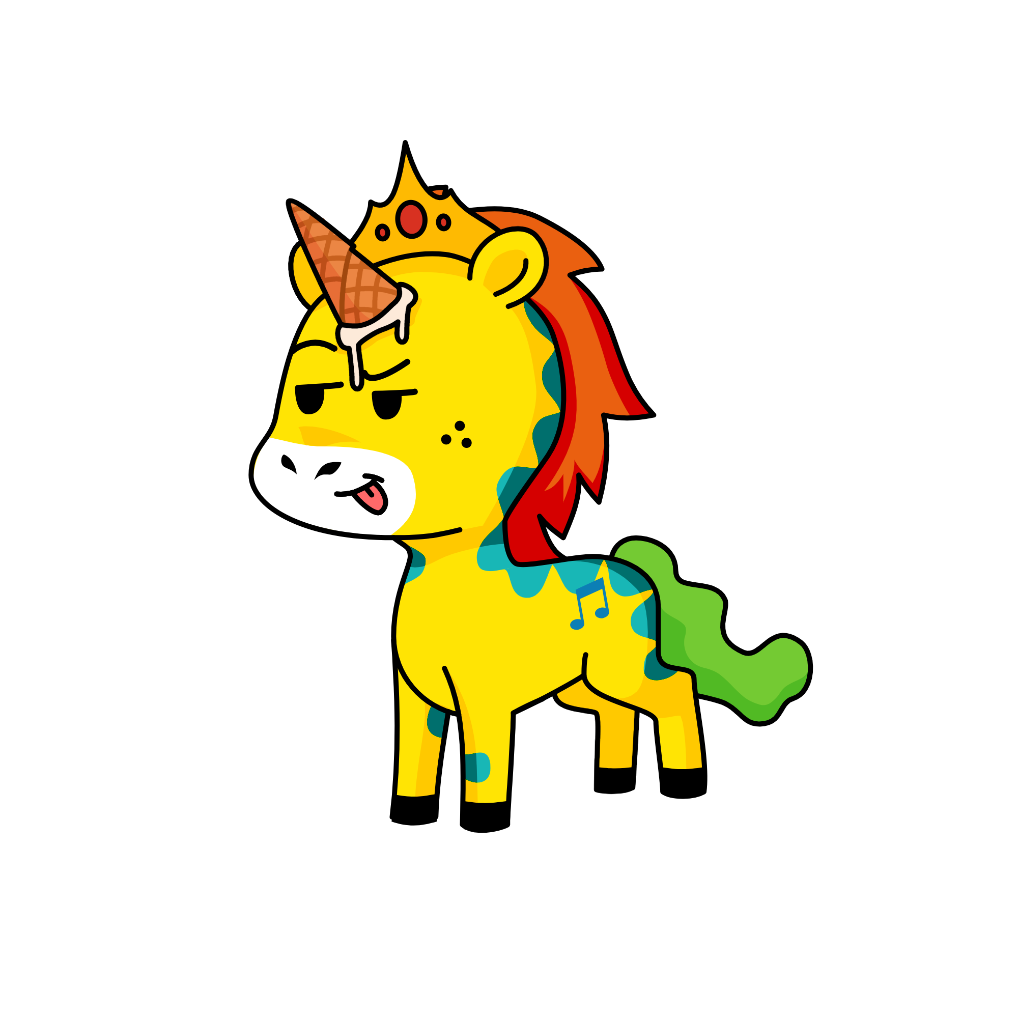 queen, the unicorn