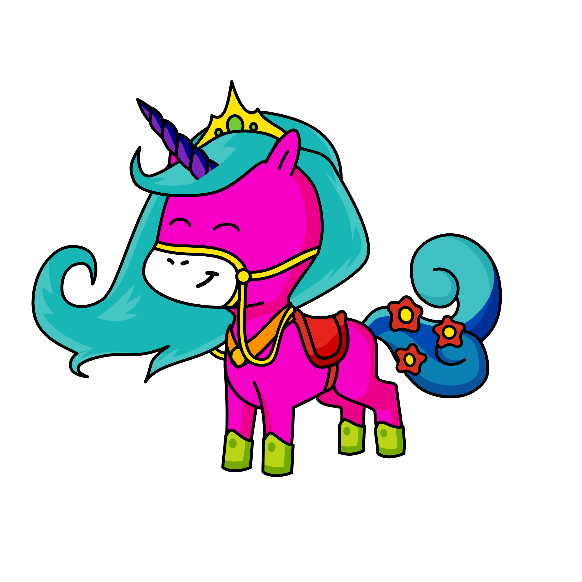 Rainbow Skye, the unicorn