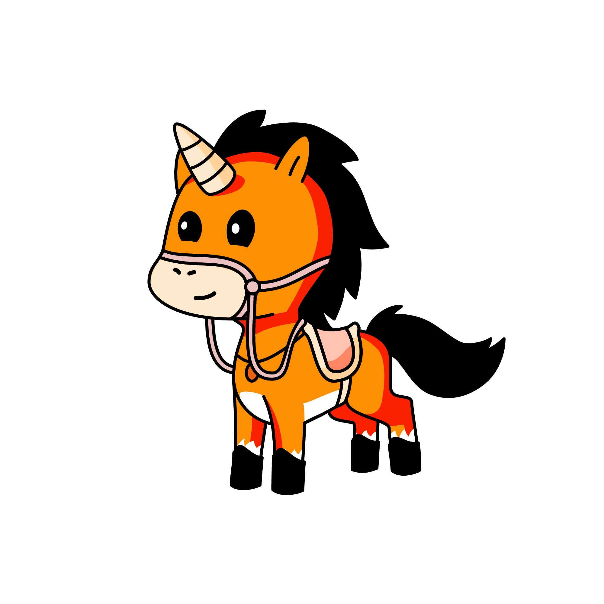 Flame, the unicorn