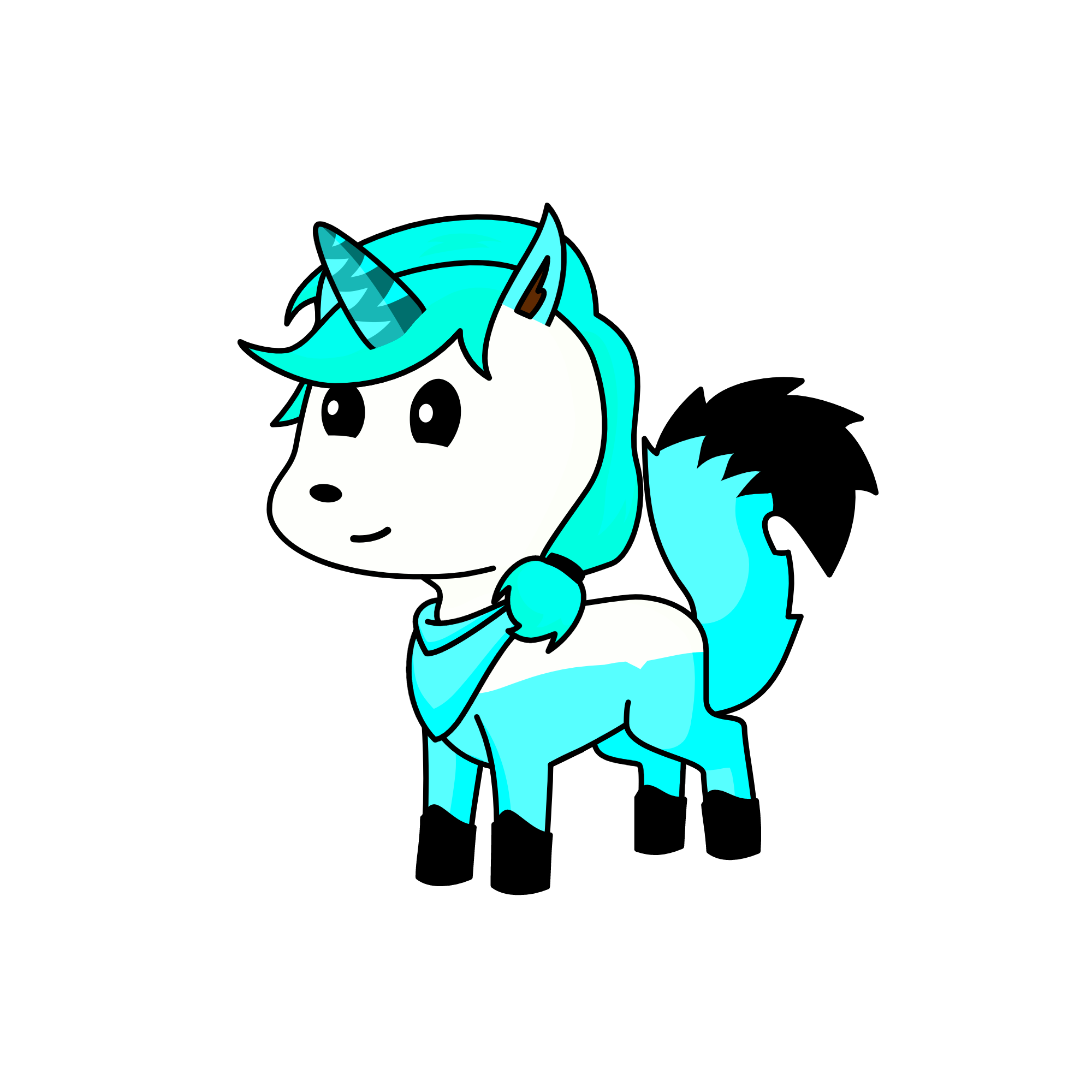 Snowy, the unicorn