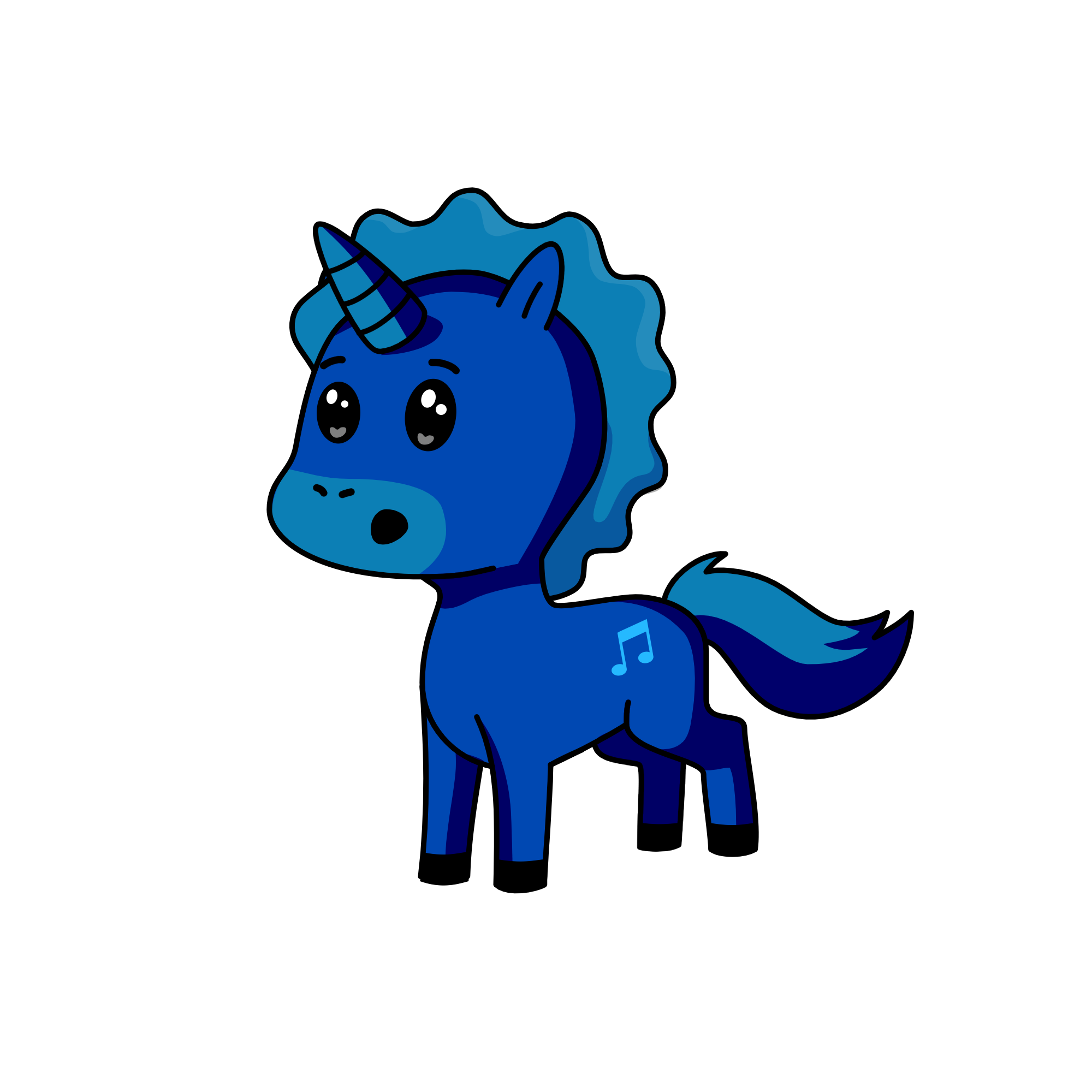 Sadness, the unicorn