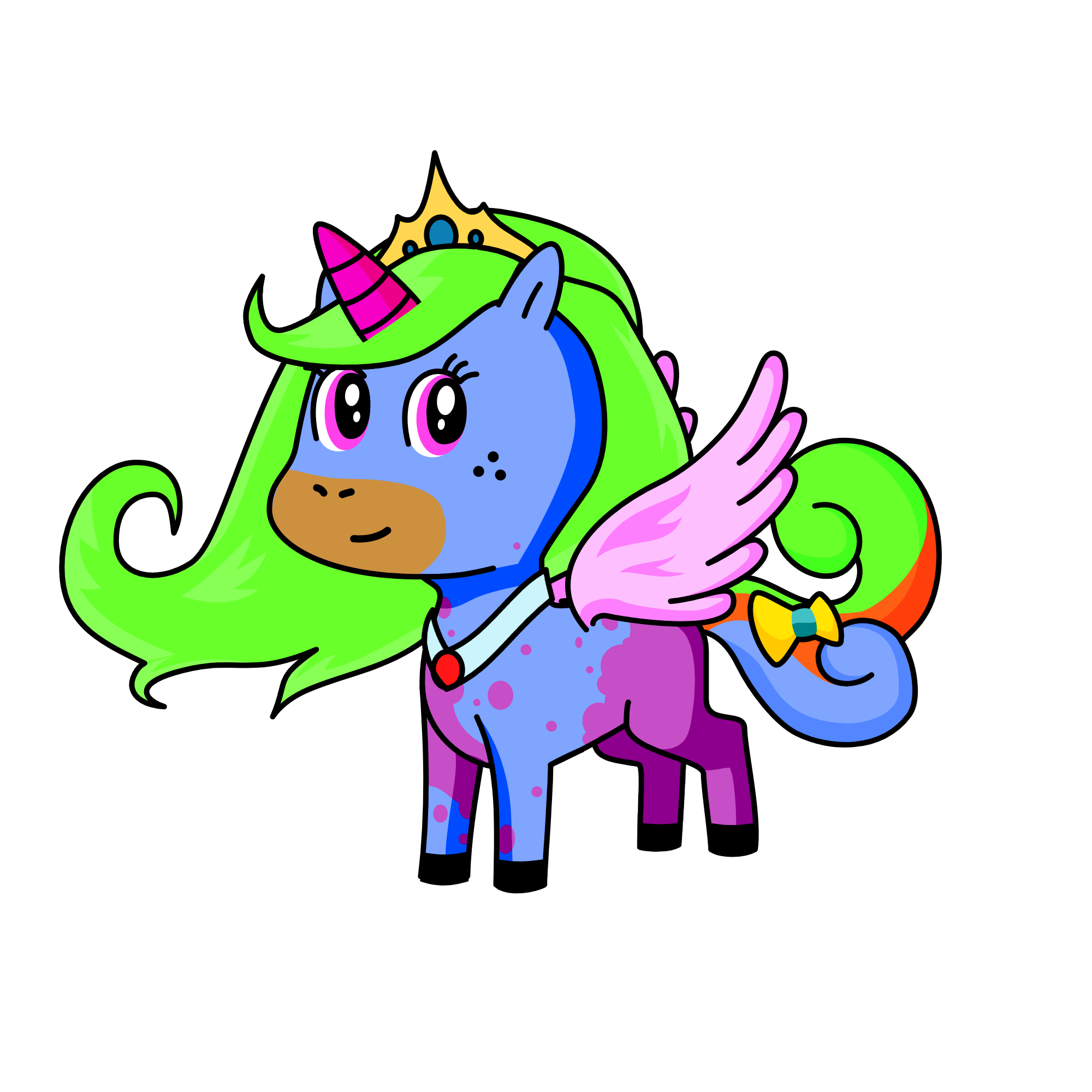 colores, the unicorn