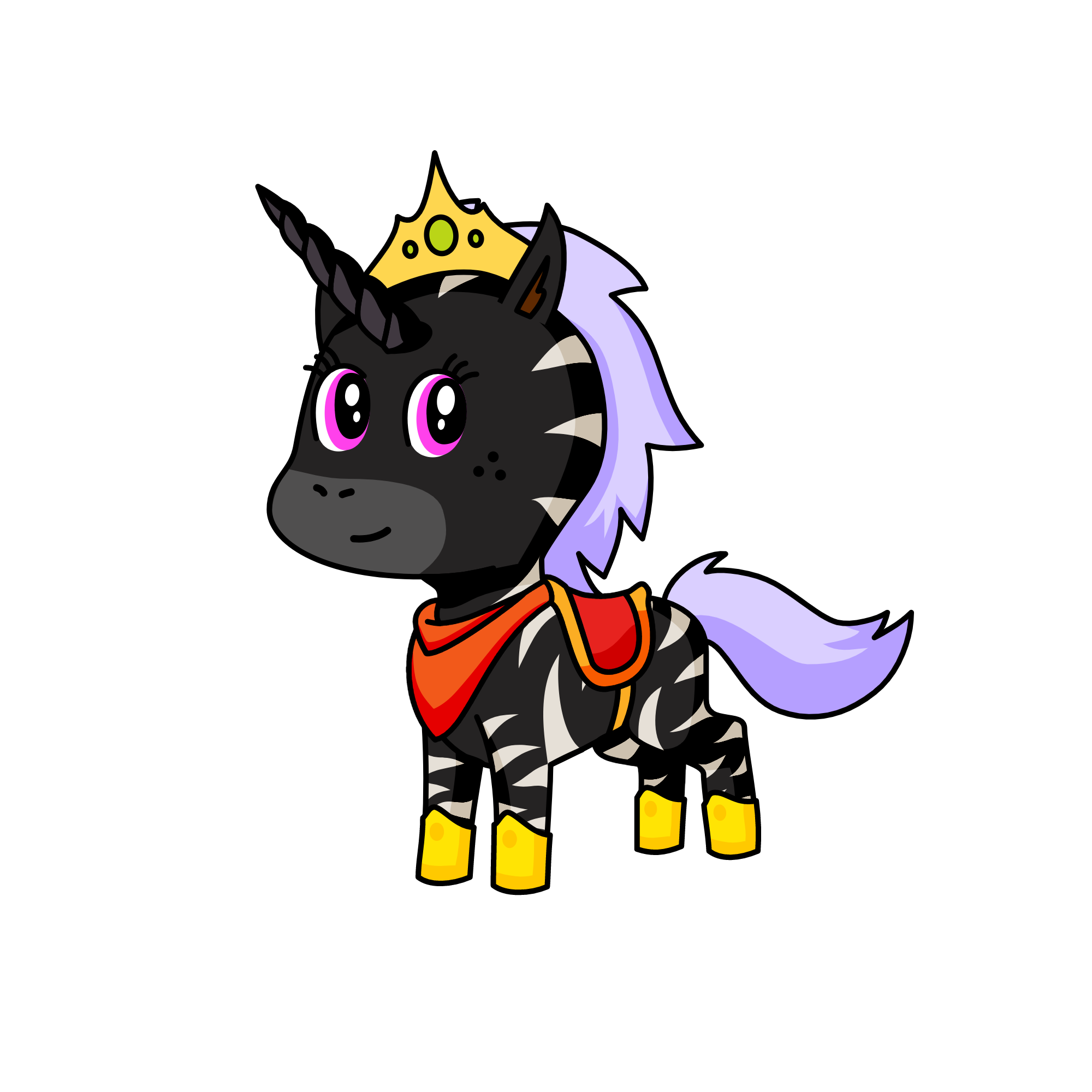 negra, the unicorn