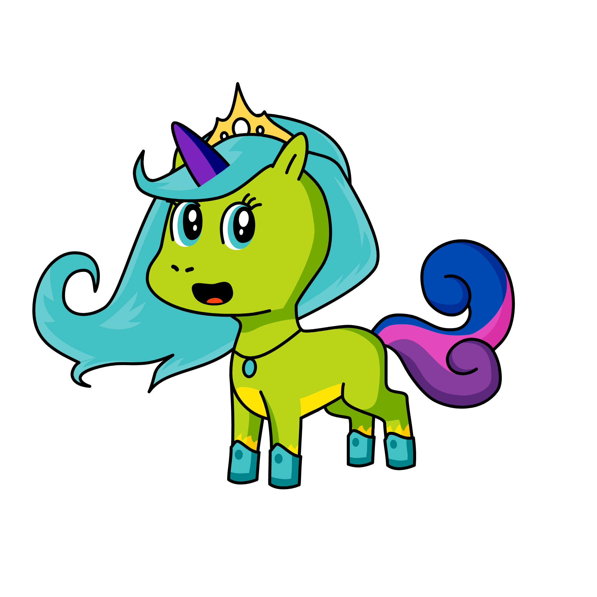 Morgon, the unicorn