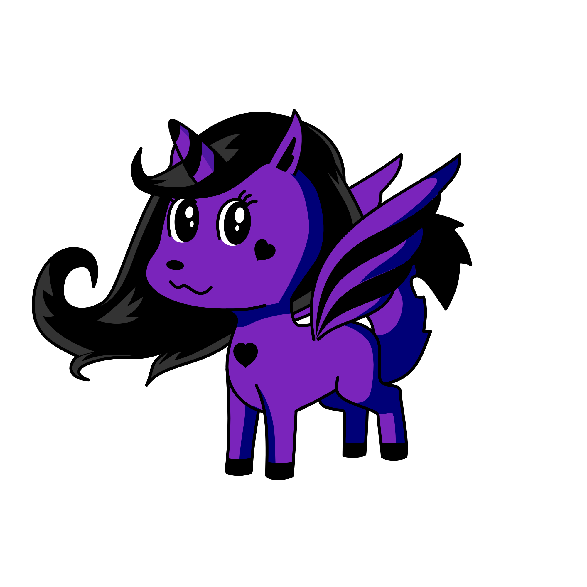 darky, the unicorn