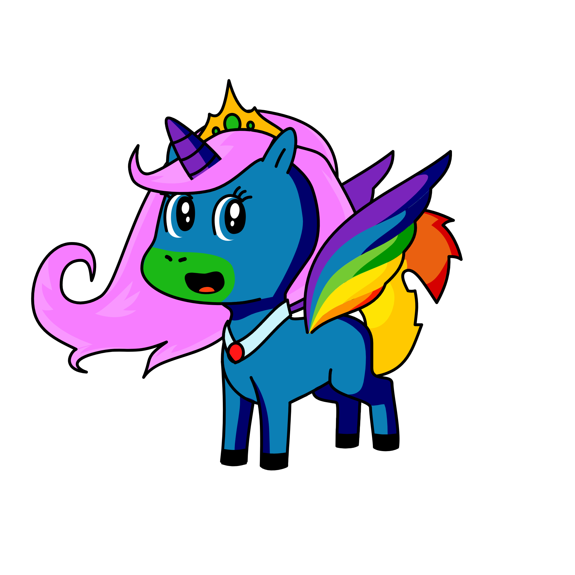 arco iris, the unicorn
