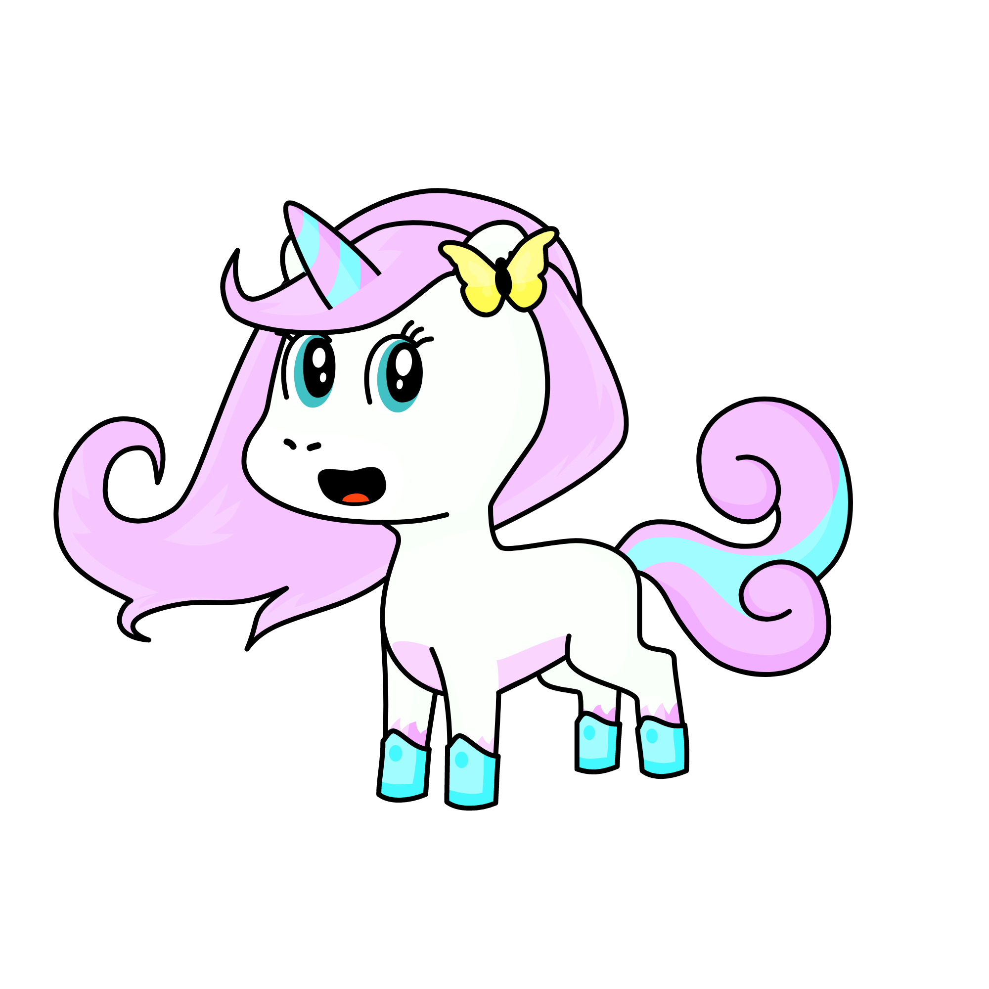 Arco iris rosa, the unicorn