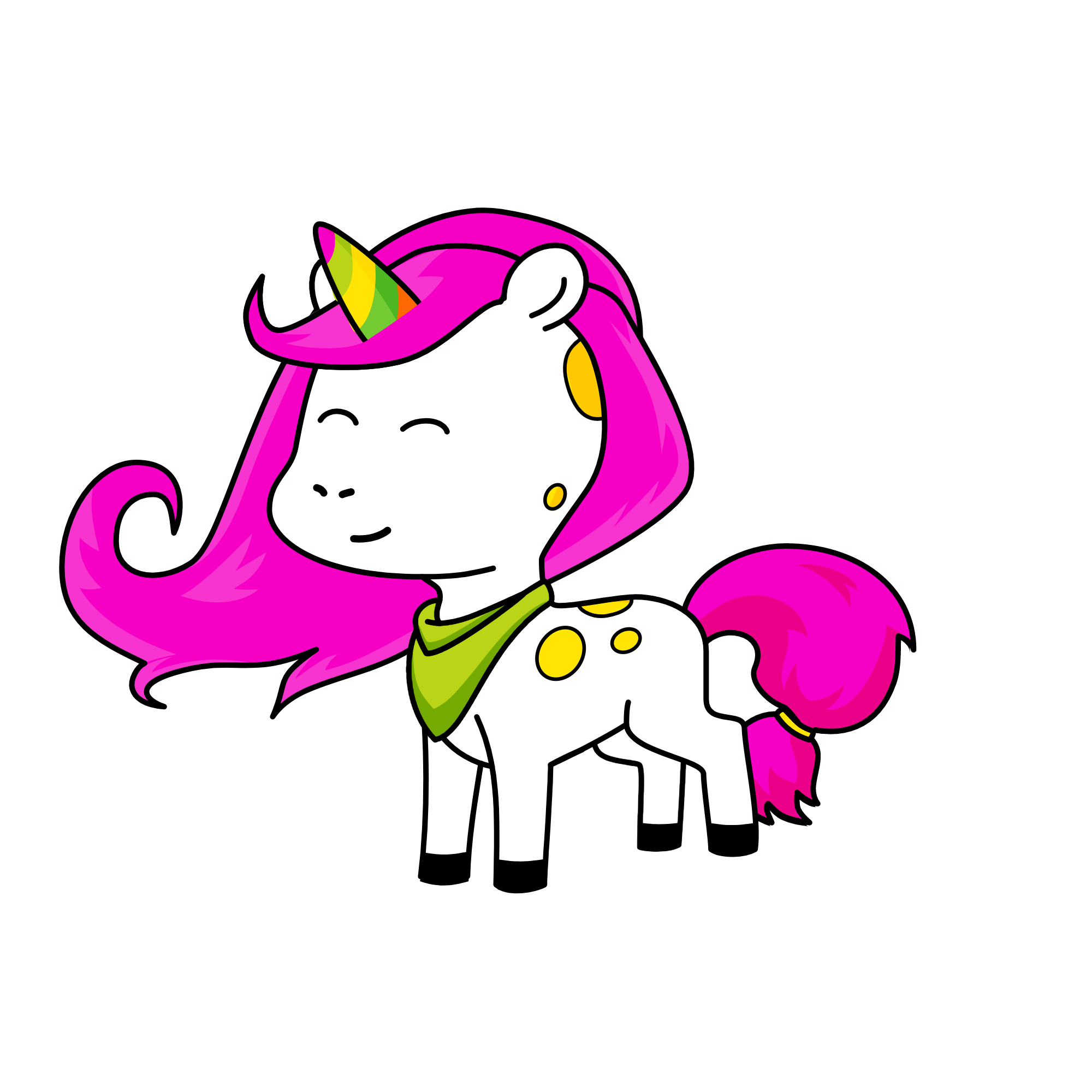 neon, the unicorn
