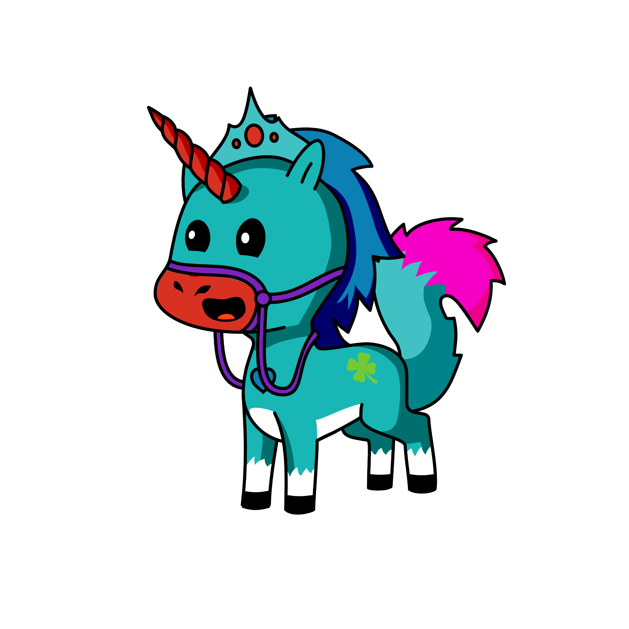 leaf pony, the unicorn