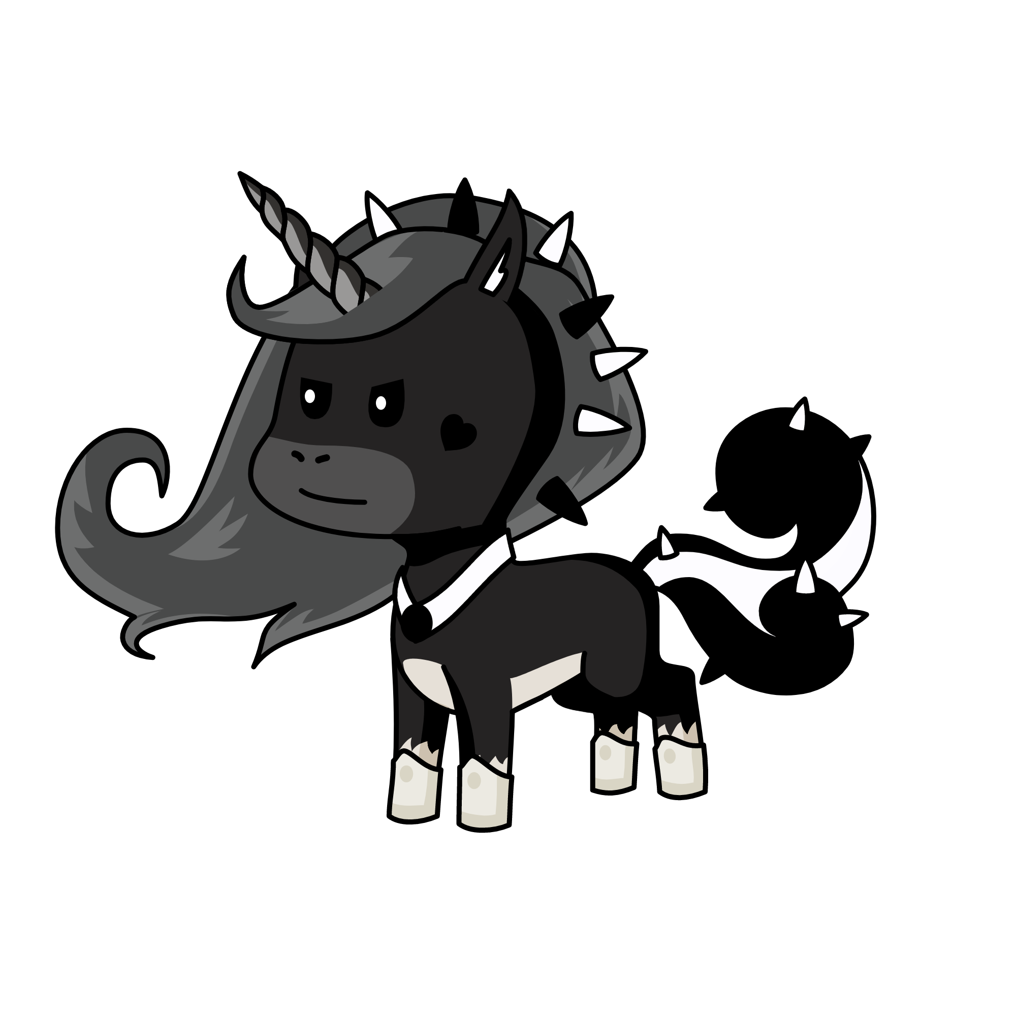 Moon, the unicorn