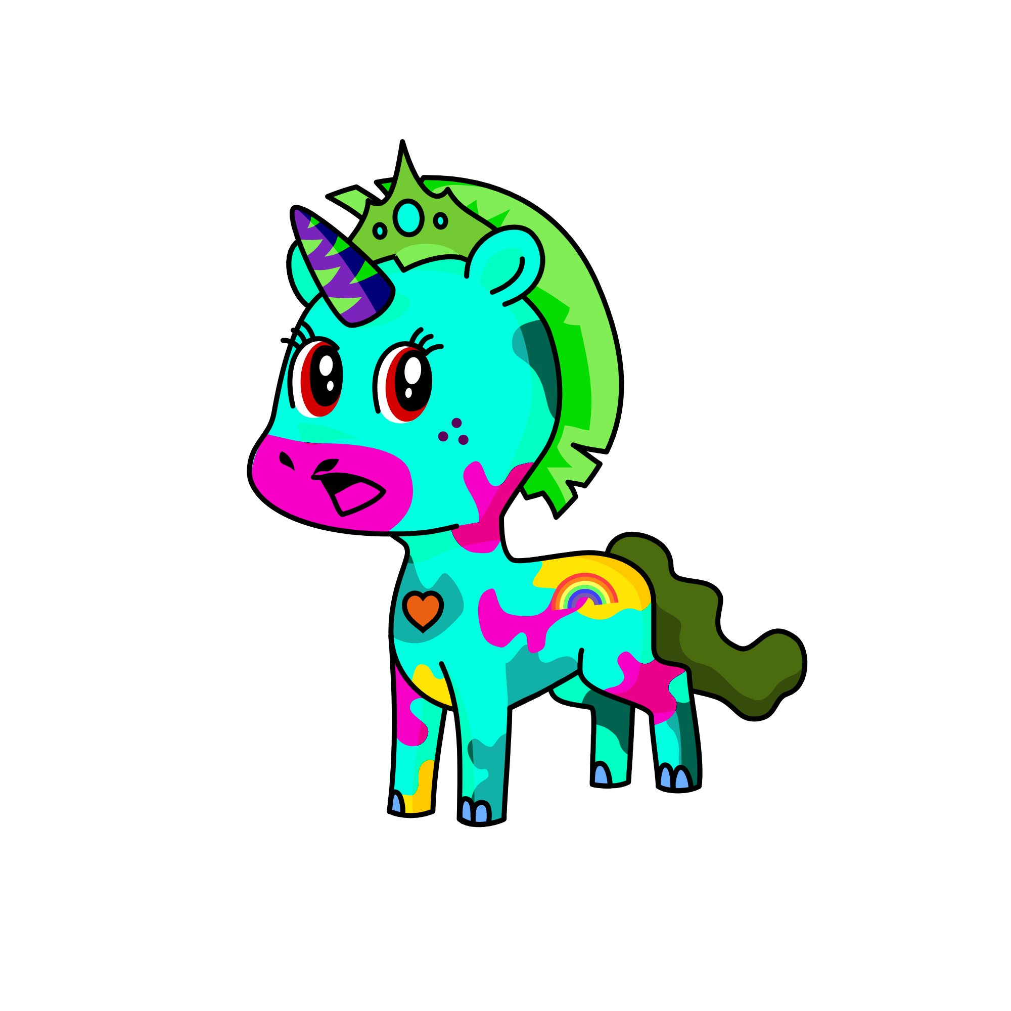 EJHFEUJSDUVHKSAEBWH, the unicorn