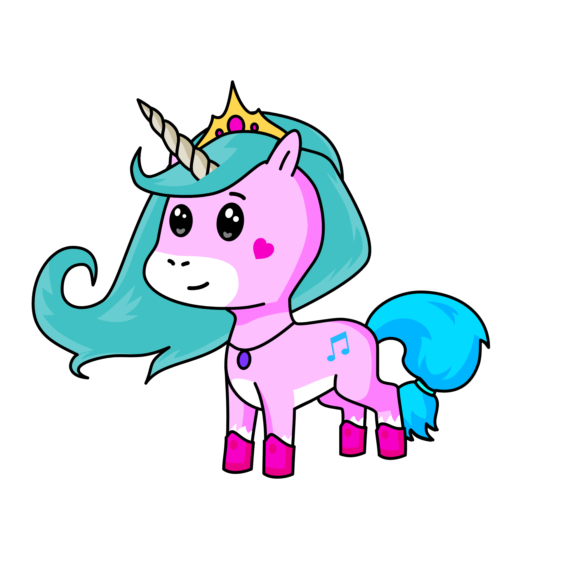 moon beam sea pearl, the unicorn