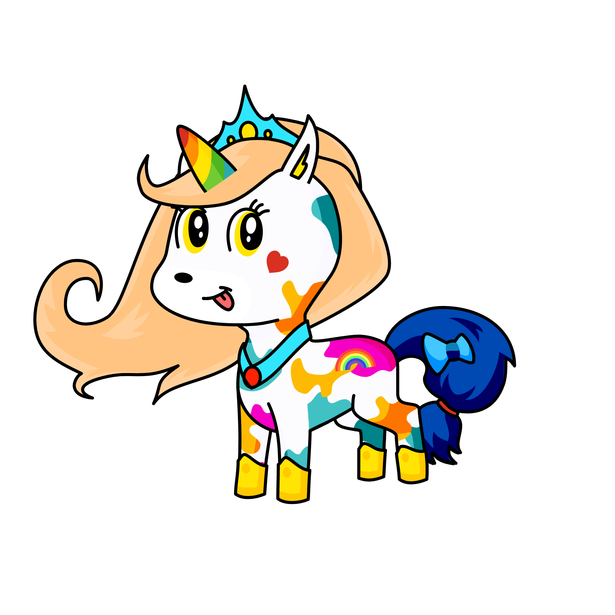 Queen of RANDOM, the unicorn