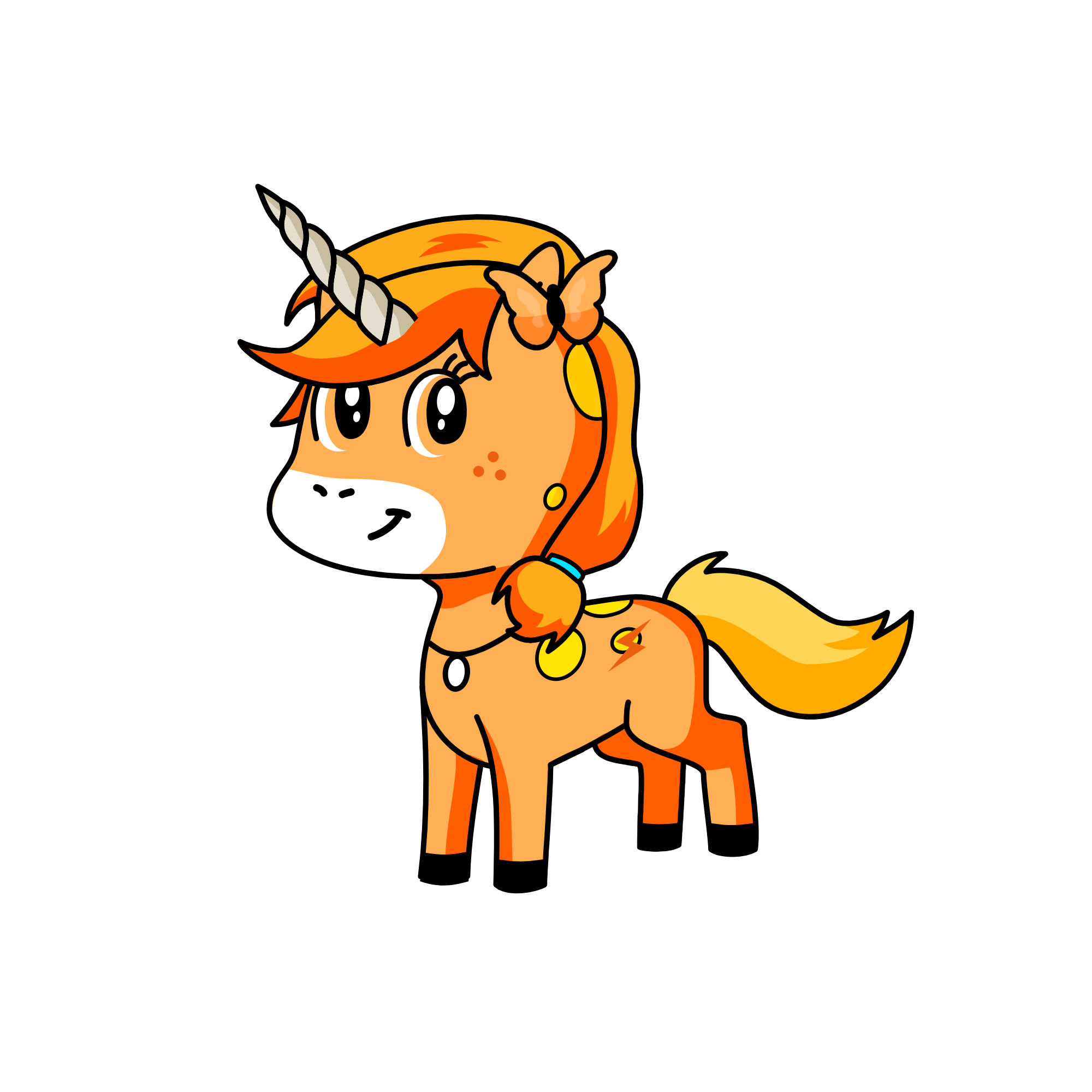 Saanvi , the unicorn