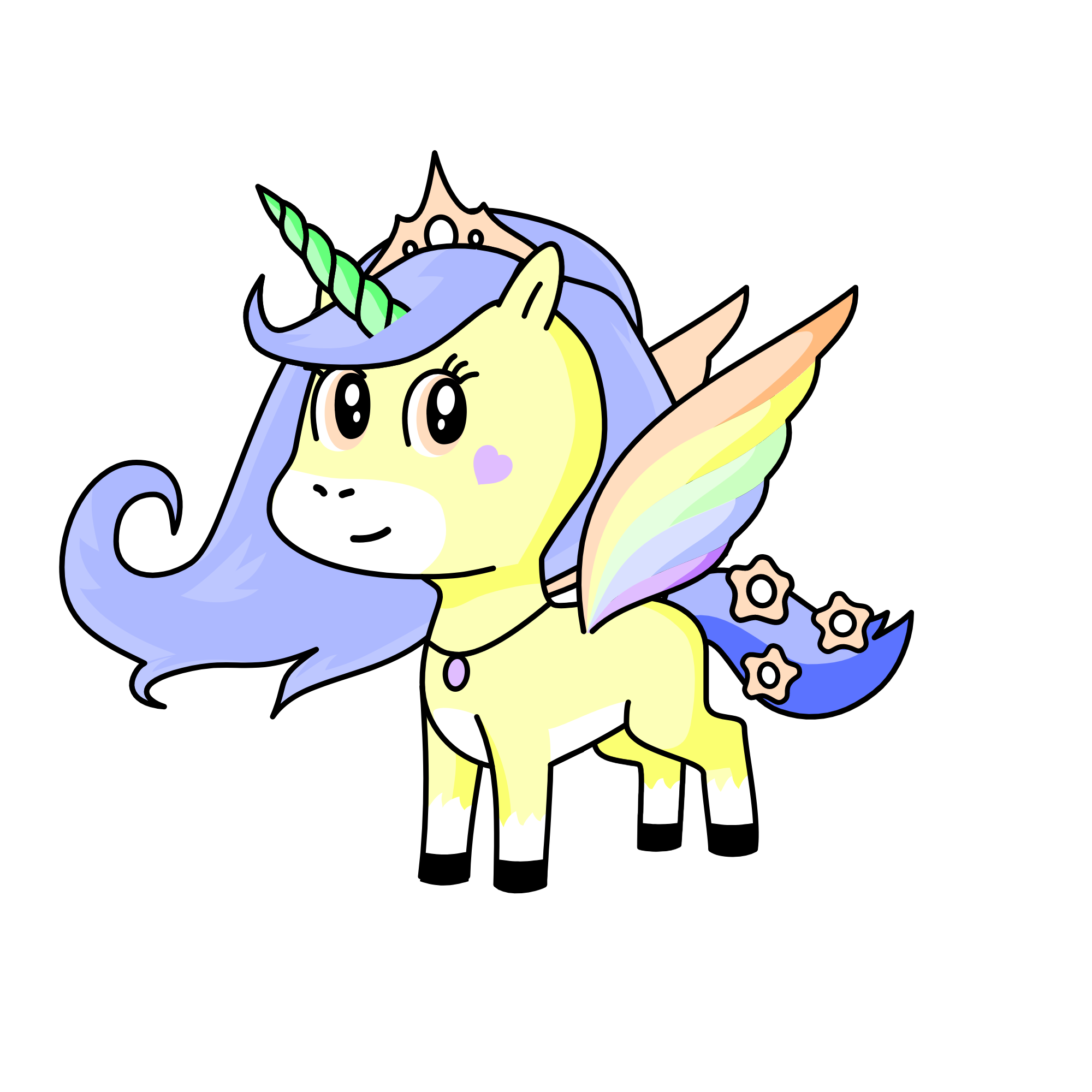 Creamy, the unicorn
