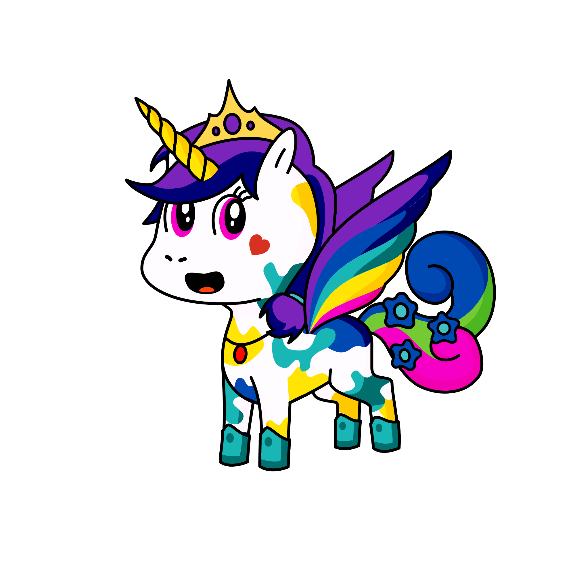 Princess cutie pie, the unicorn