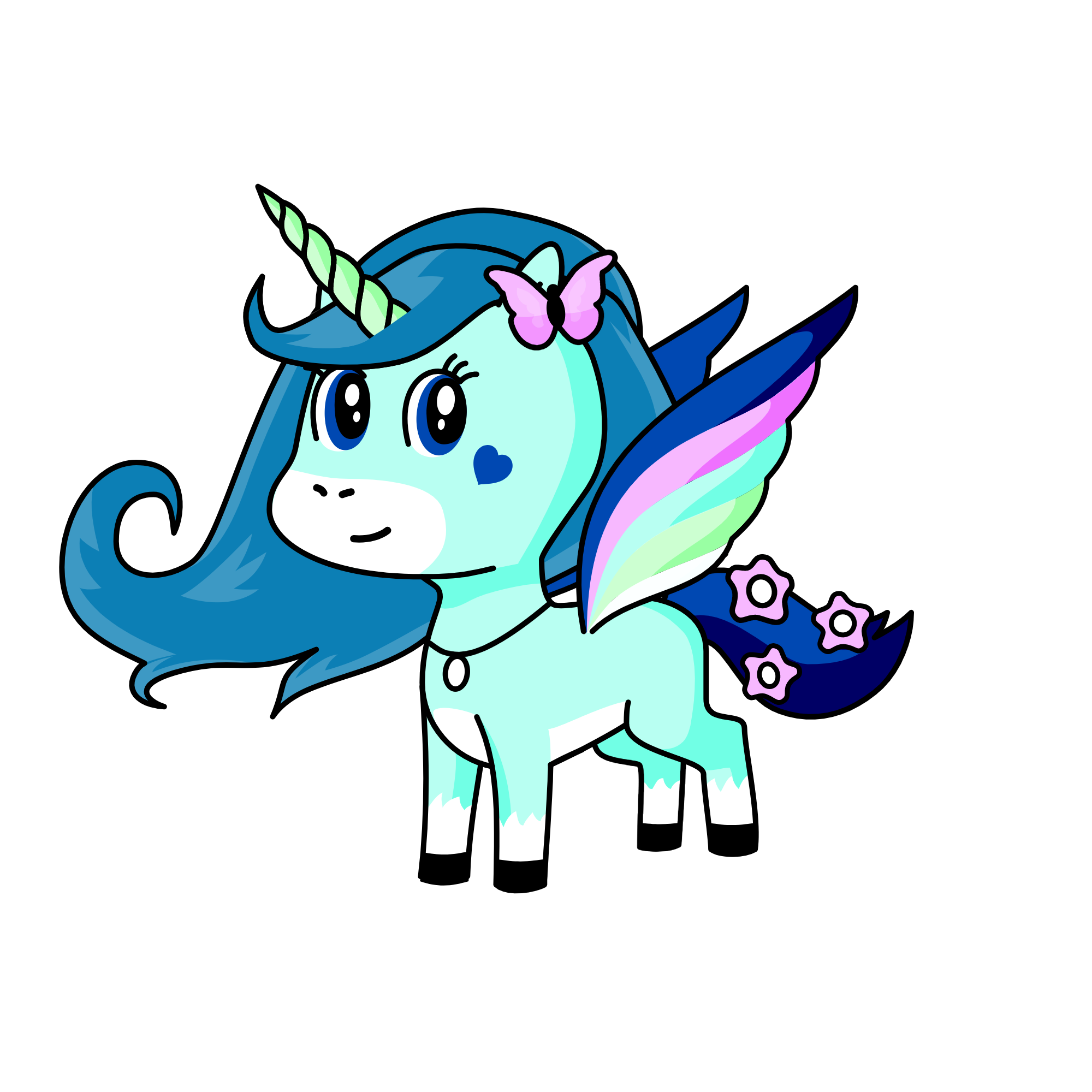 Snowy, the unicorn