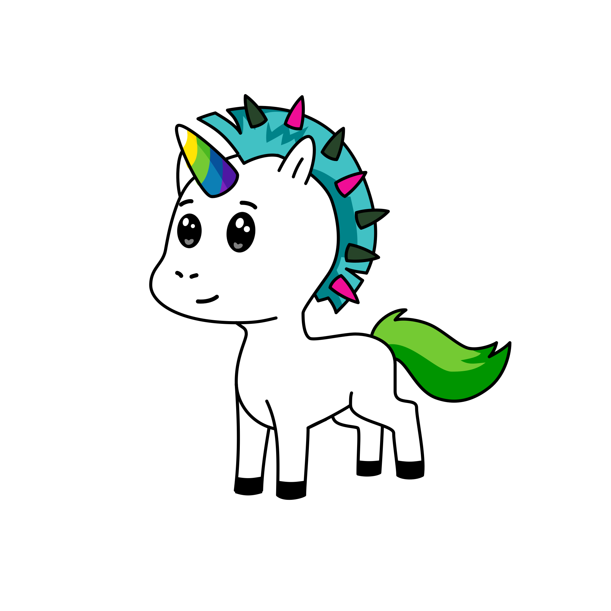 Corny, the unicorn