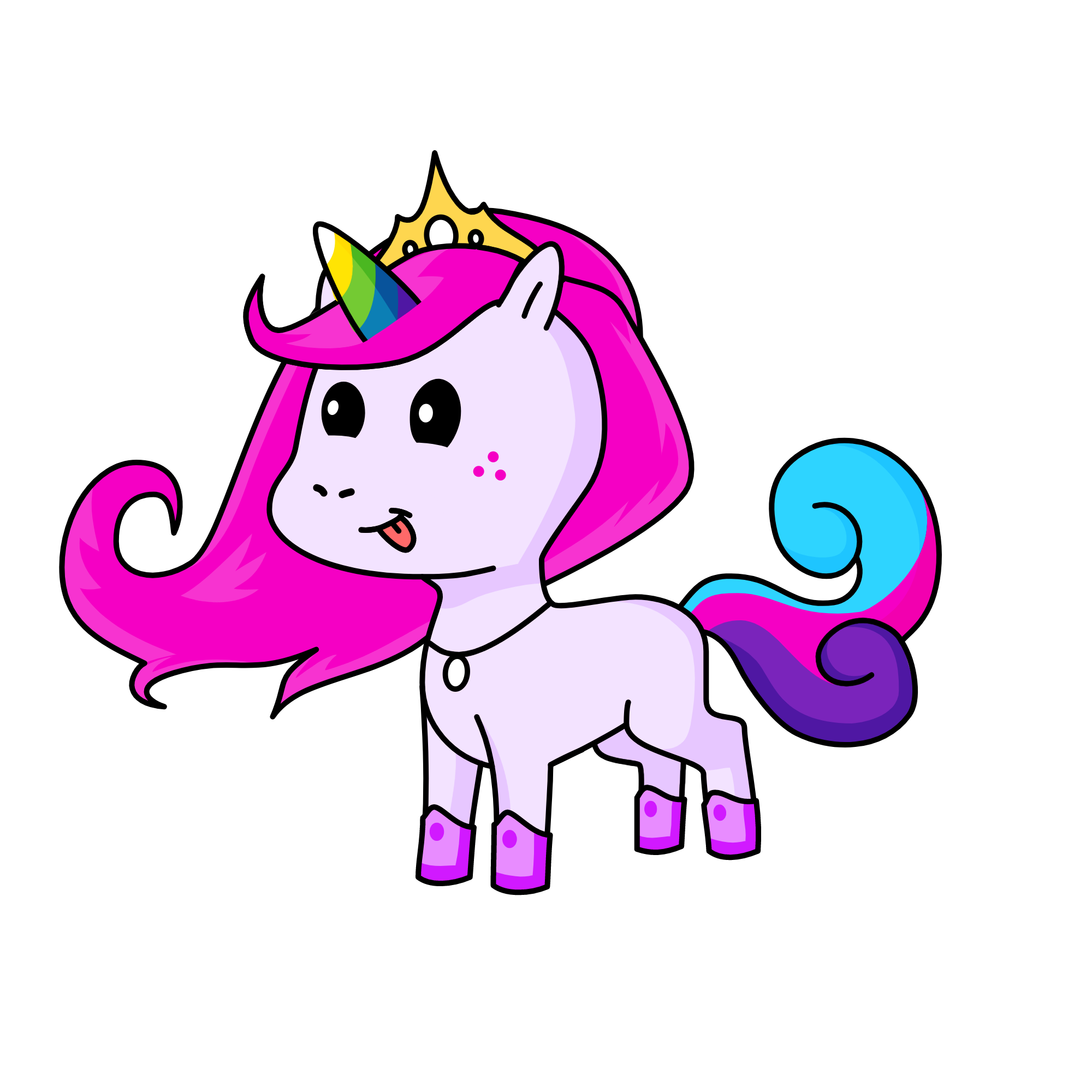 Princess Hales, the unicorn