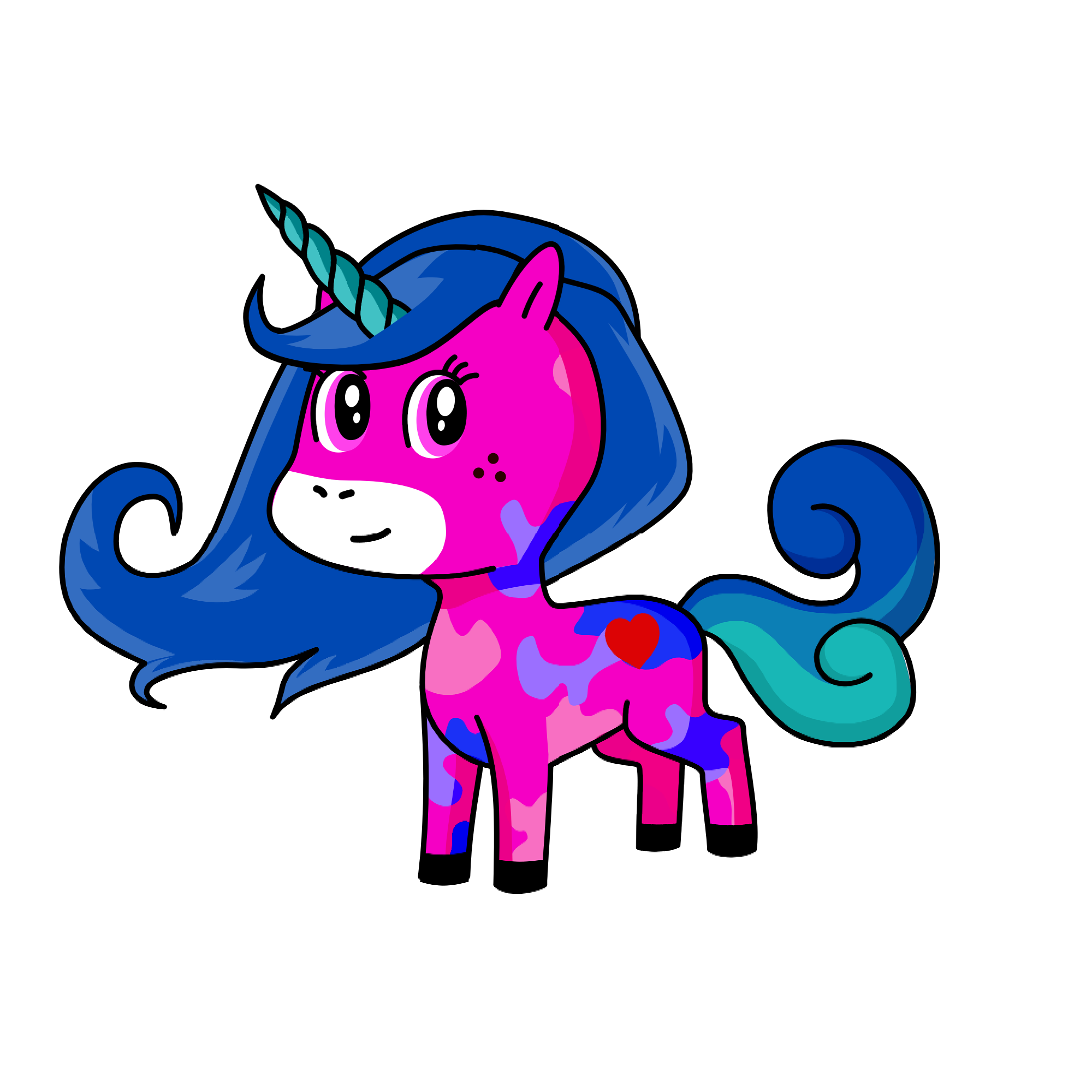 Arcoiris, the unicorn