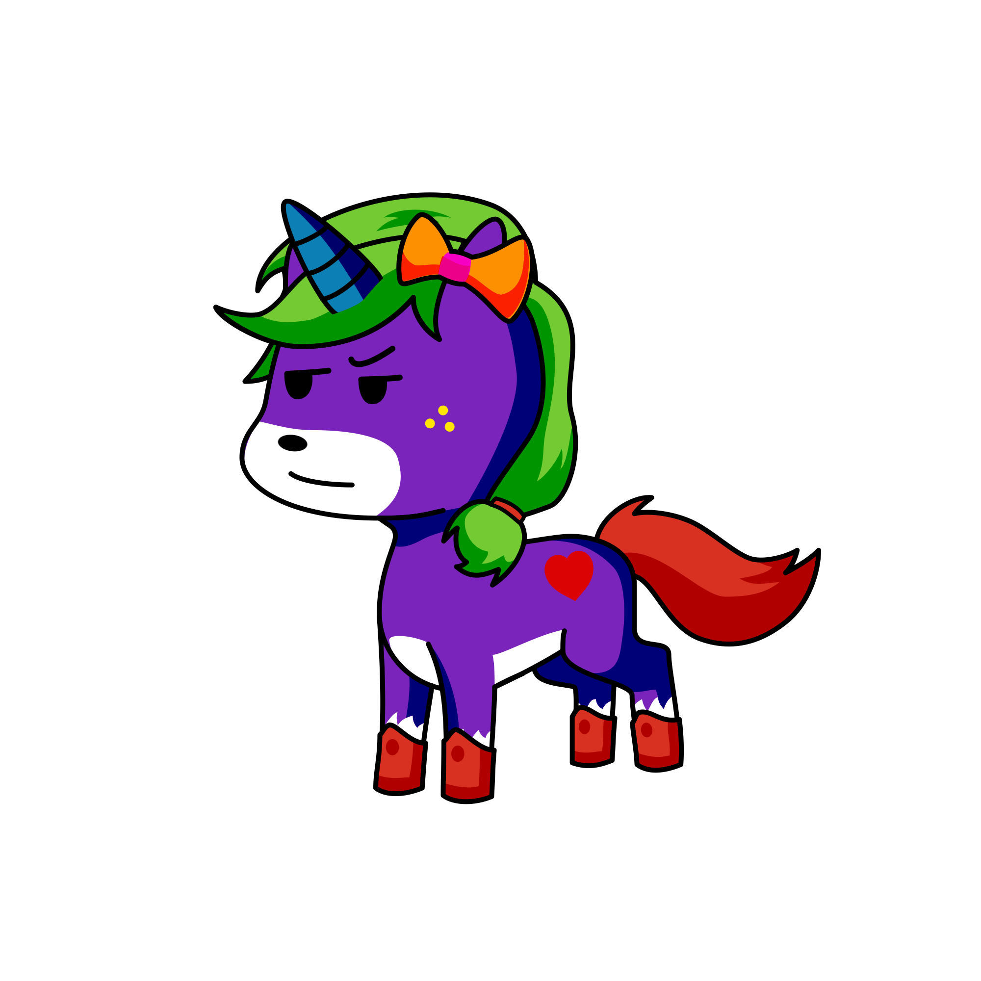 M, the unicorn