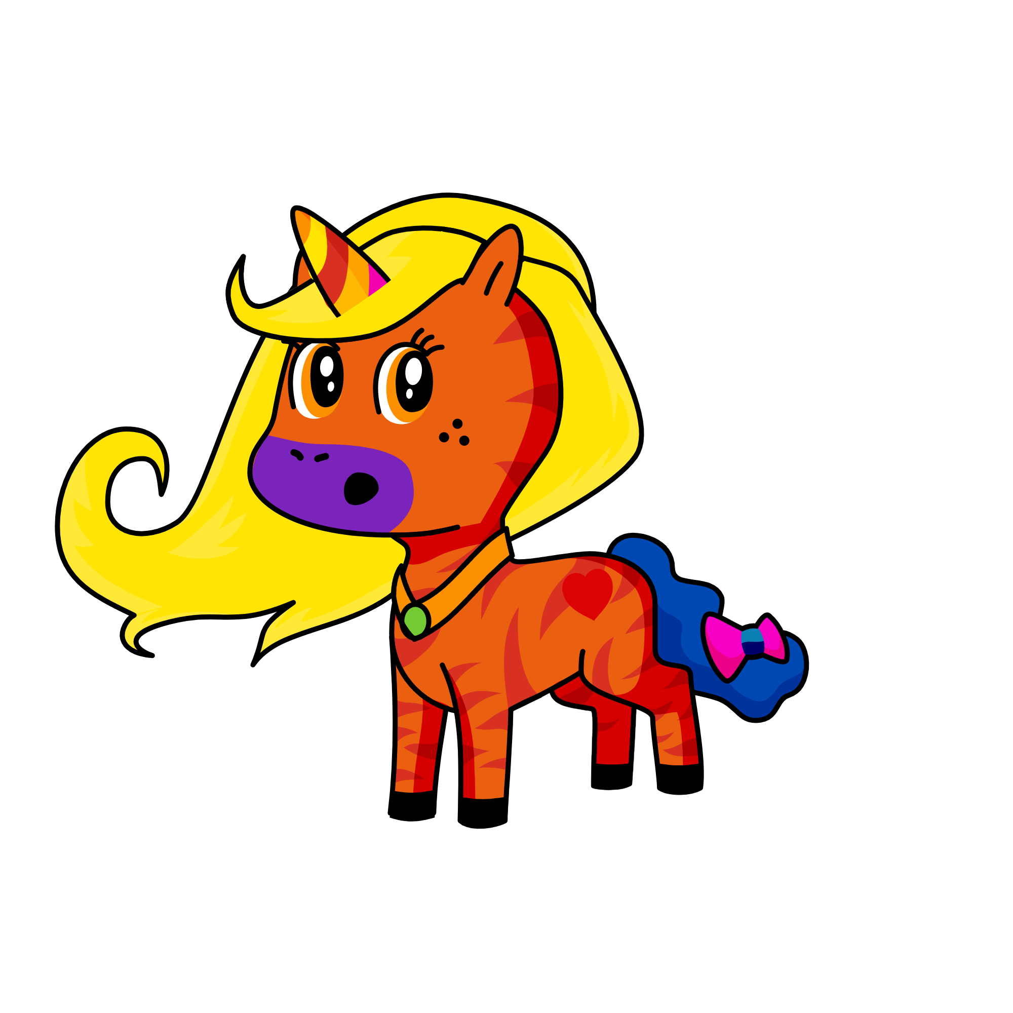Stripes, the unicorn