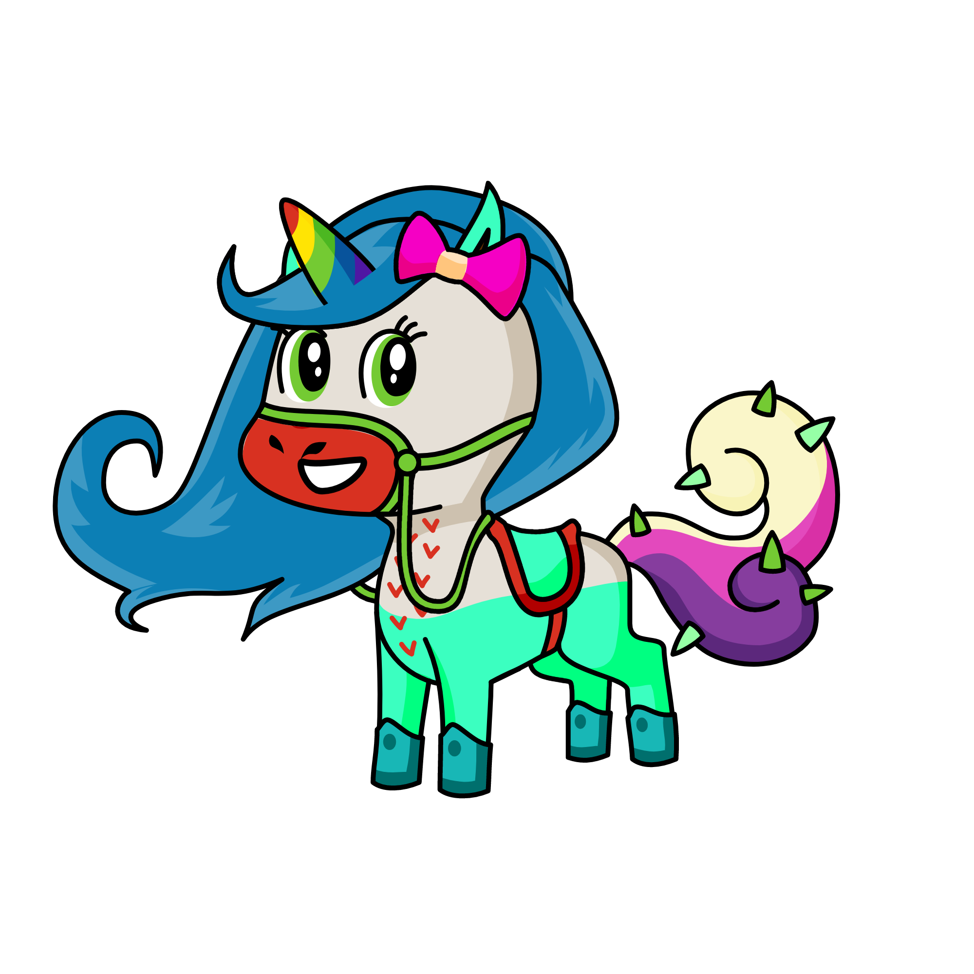 cuerno colorines, the unicorn
