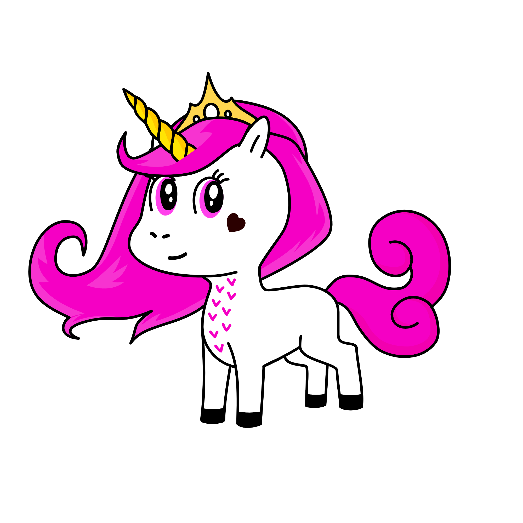 hearts, the unicorn