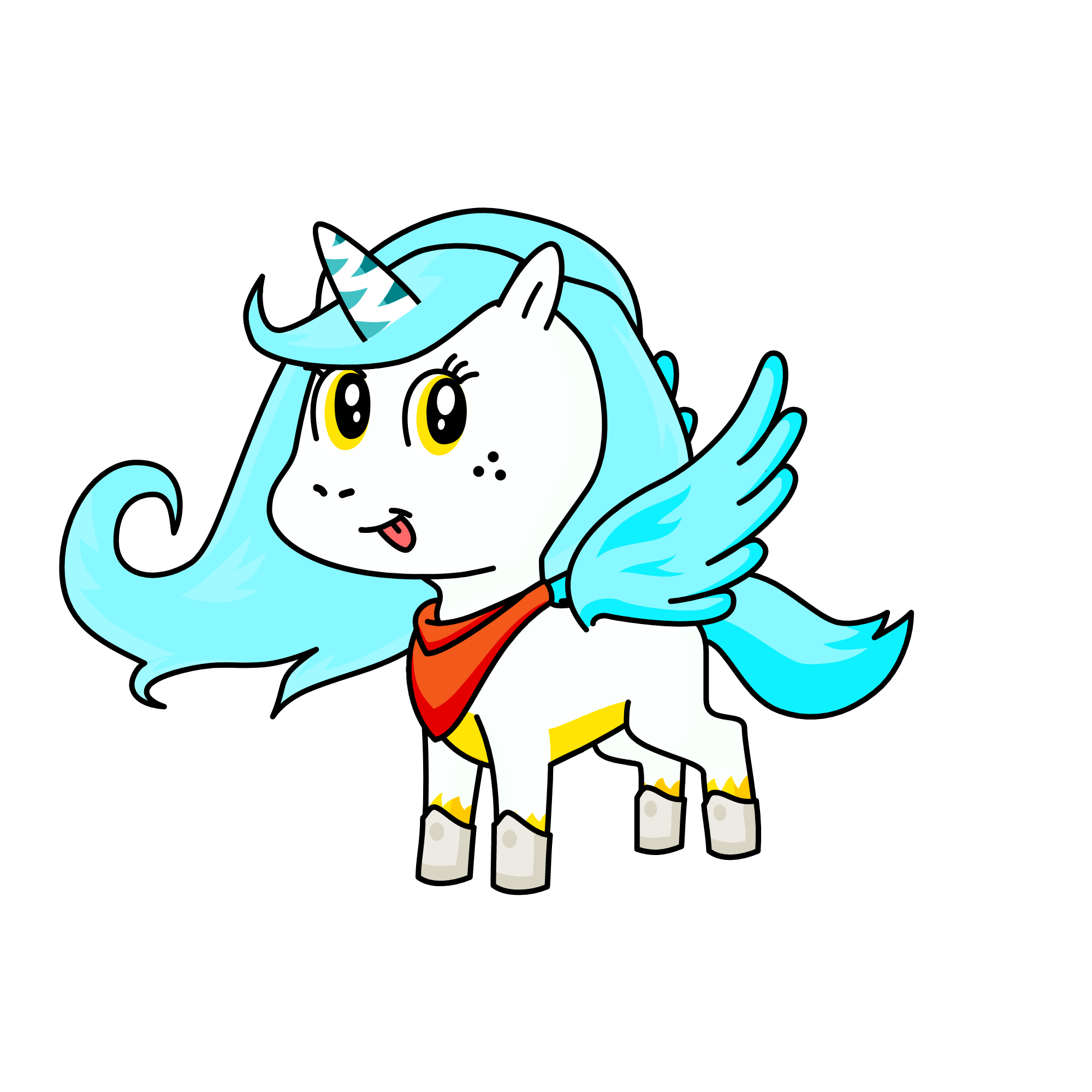 Ice Unicorn, the unicorn