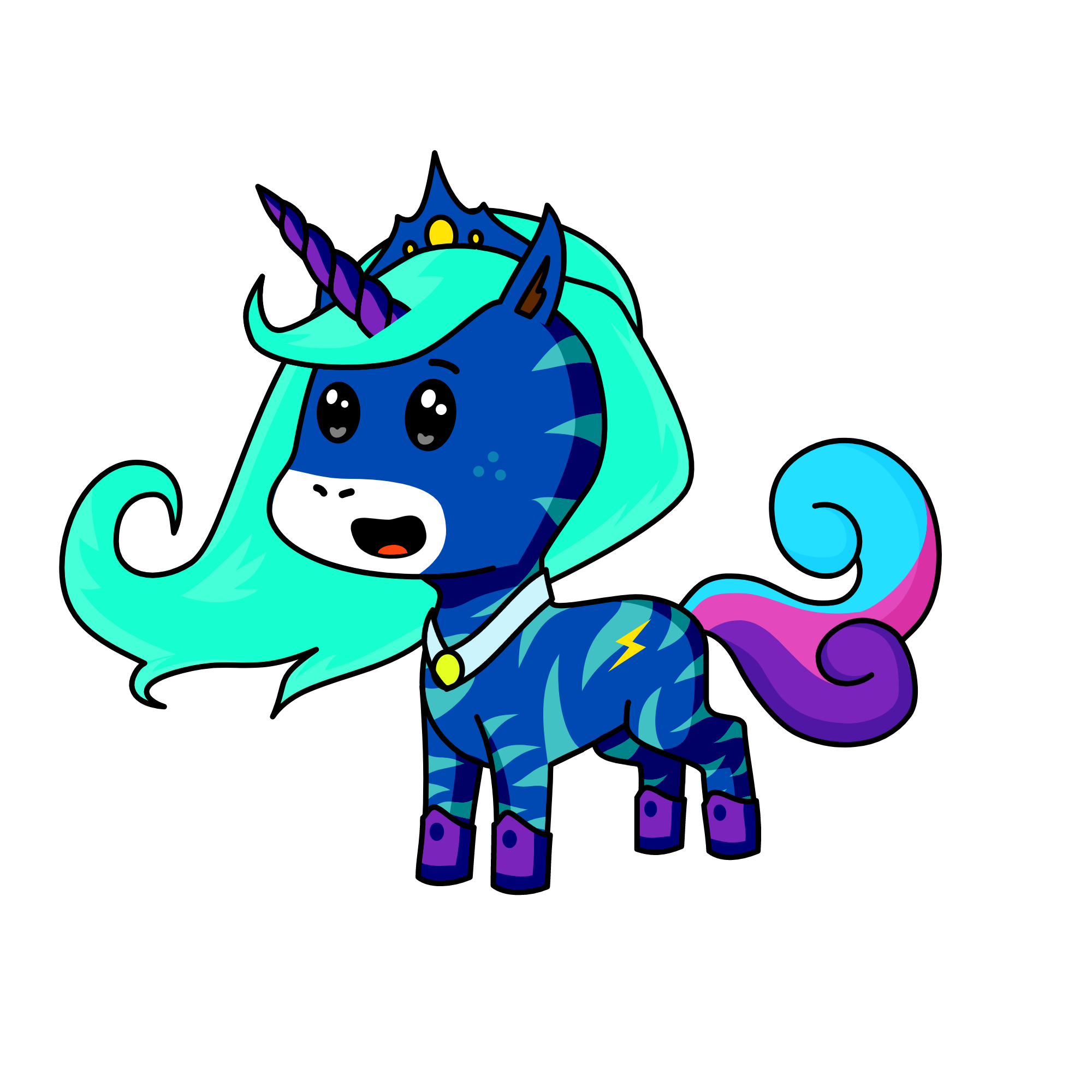 Storm Qeen, the unicorn