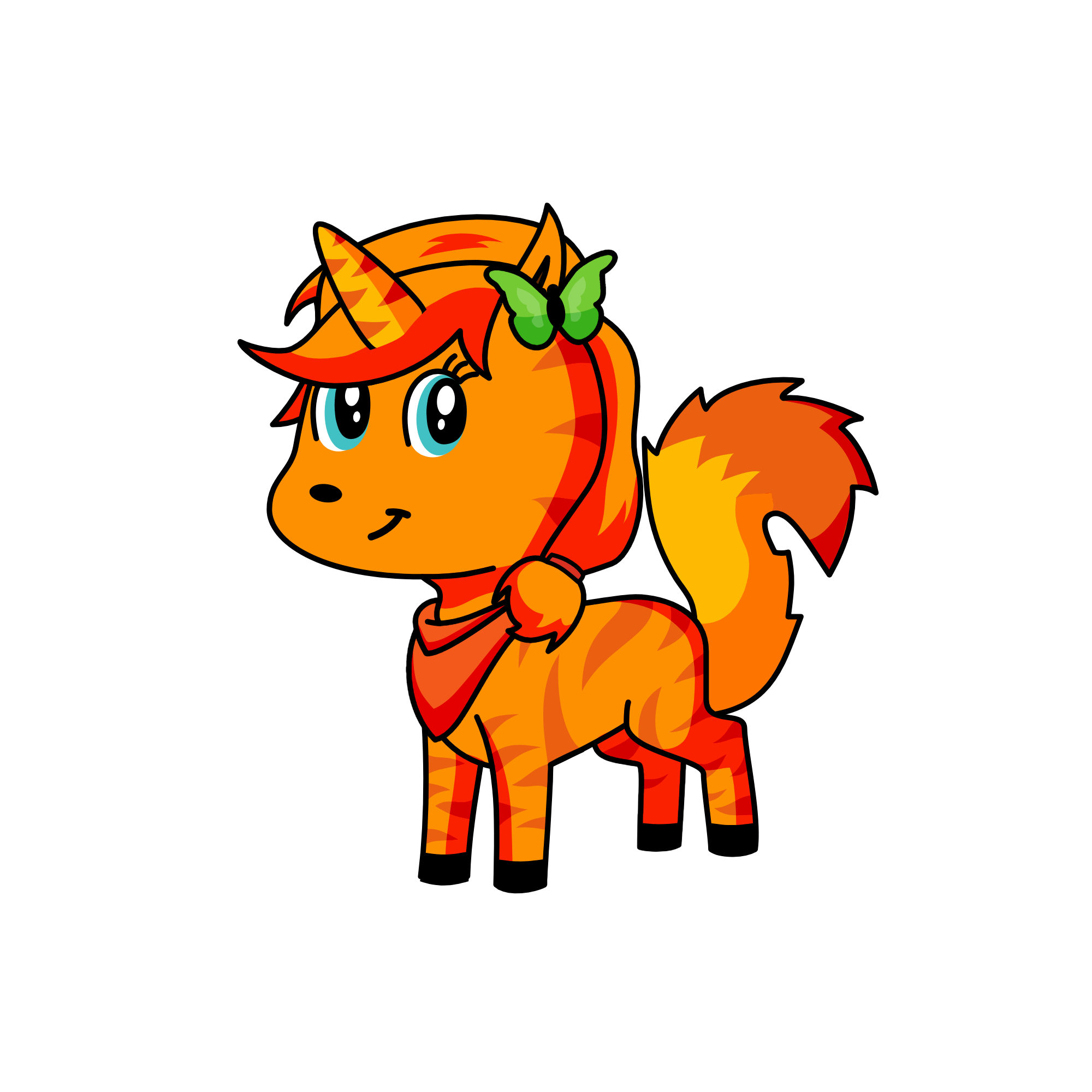 Redstar, the unicorn