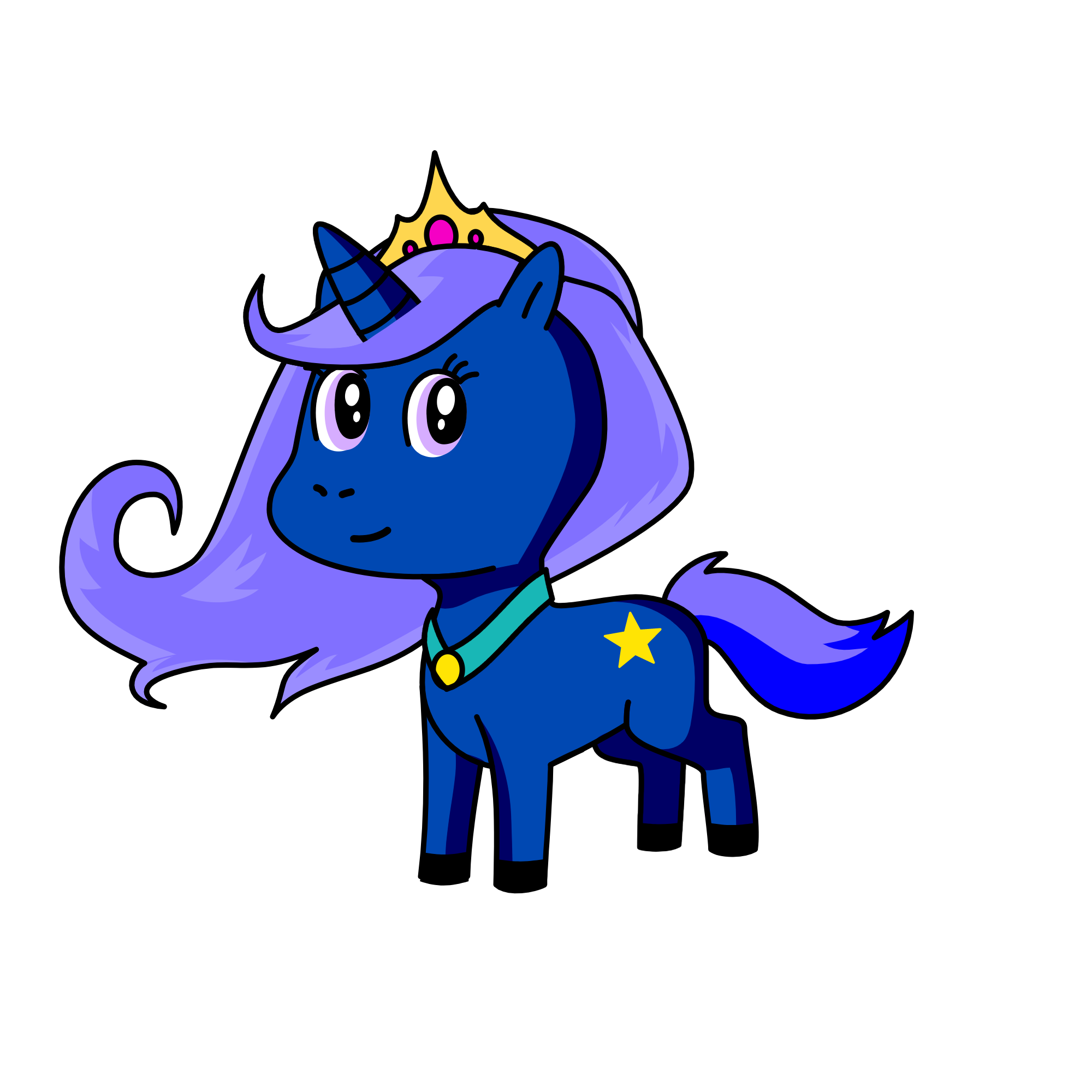 Princess Lightnight, the unicorn