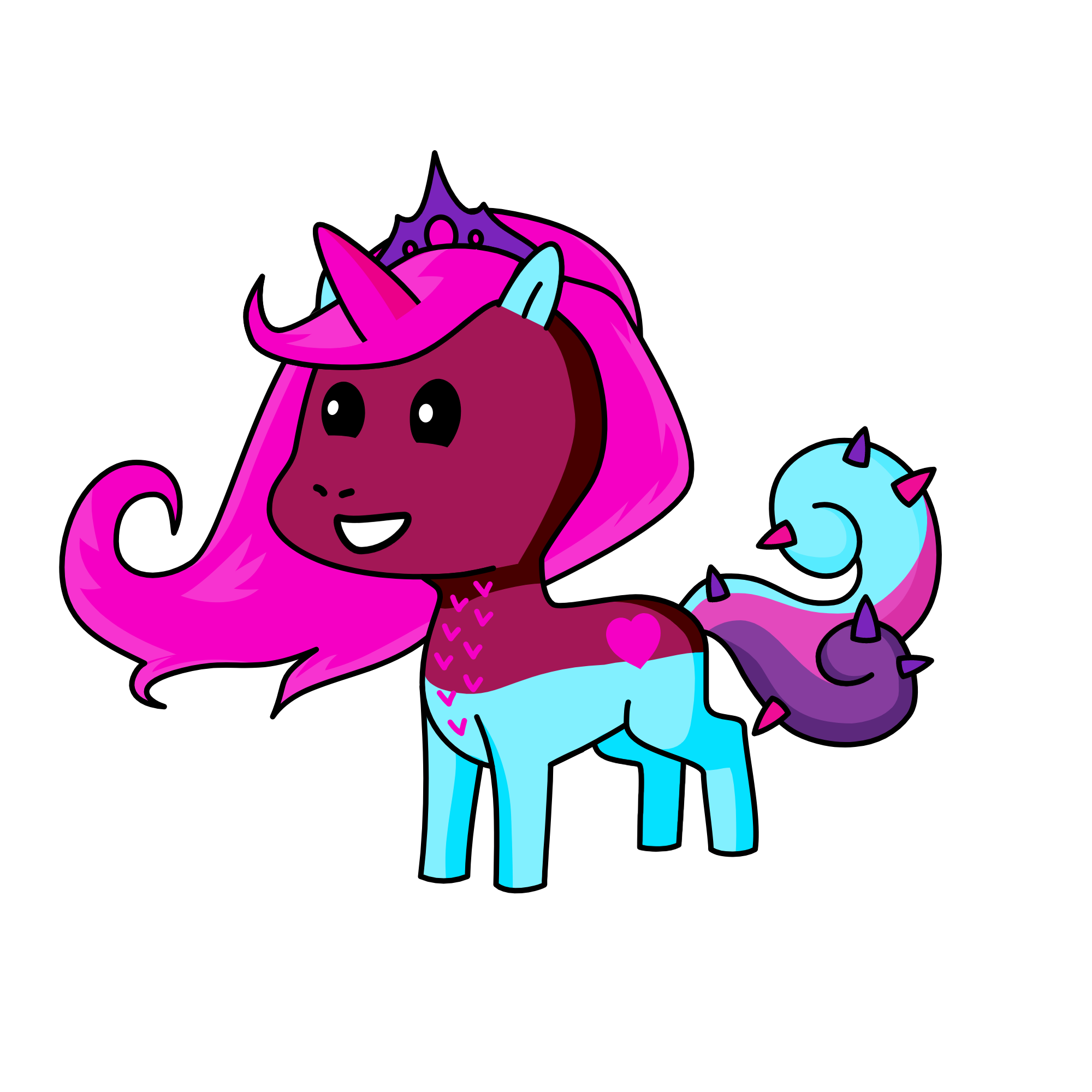 Uni - poup , the unicorn