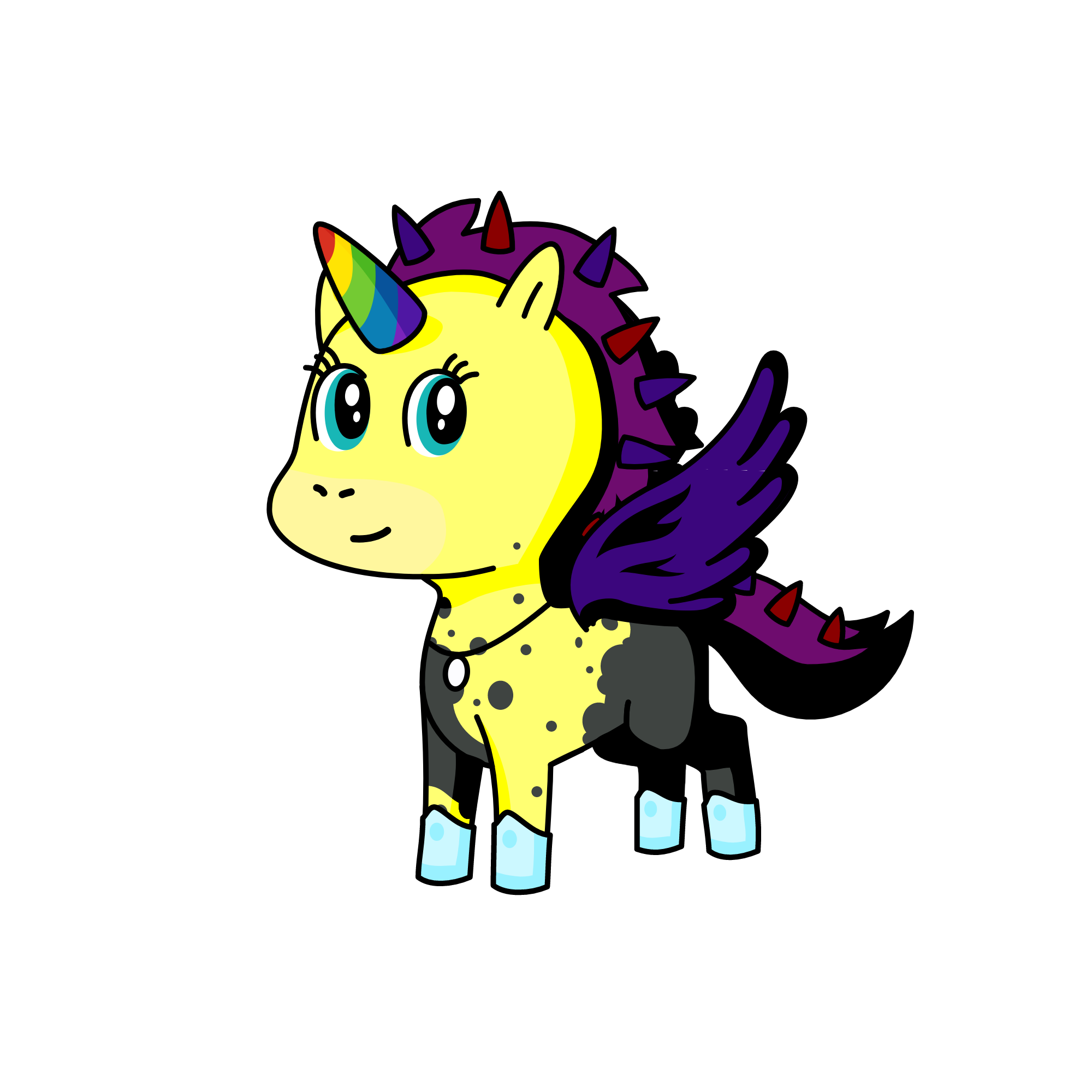 BlackFire, the unicorn