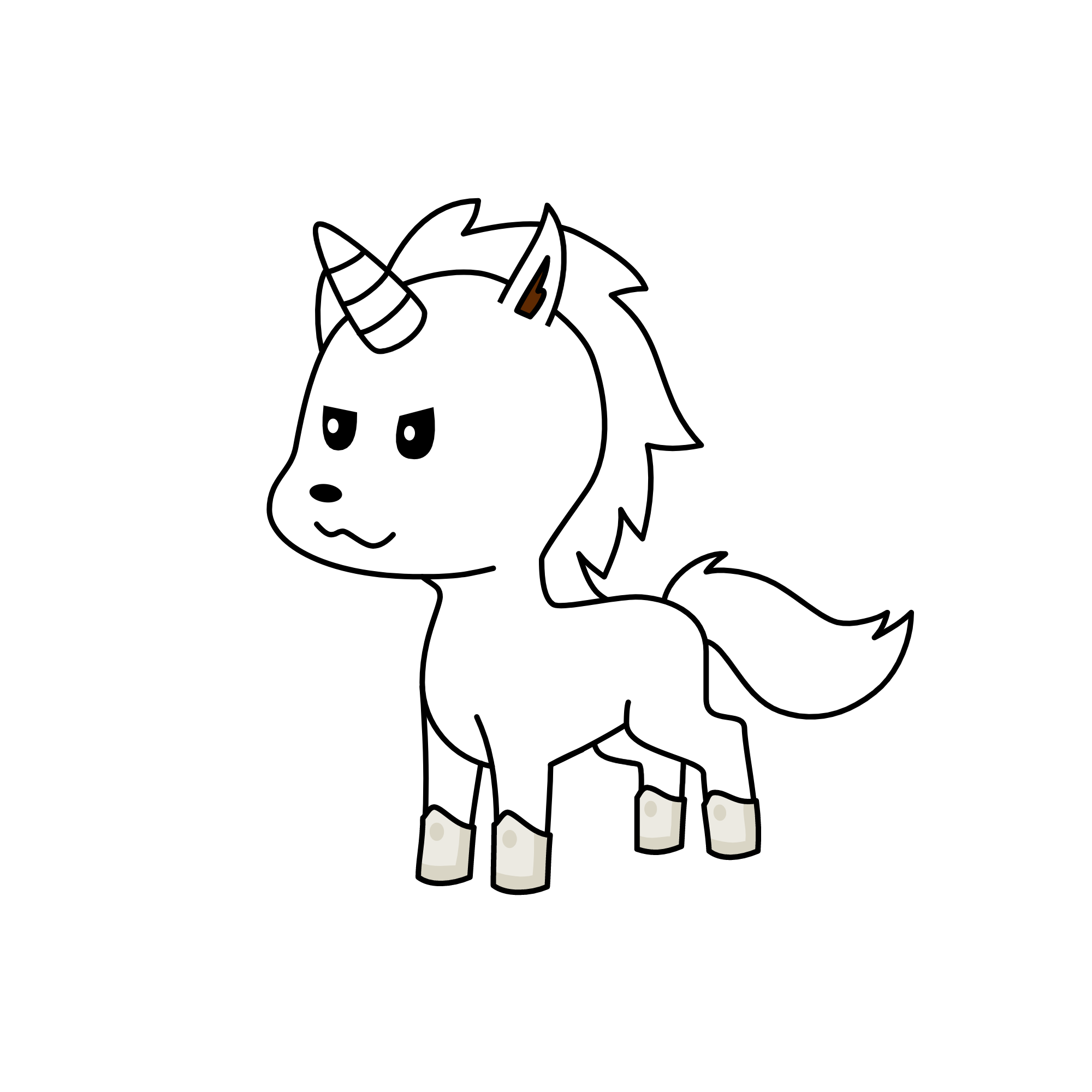 Mina, the unicorn