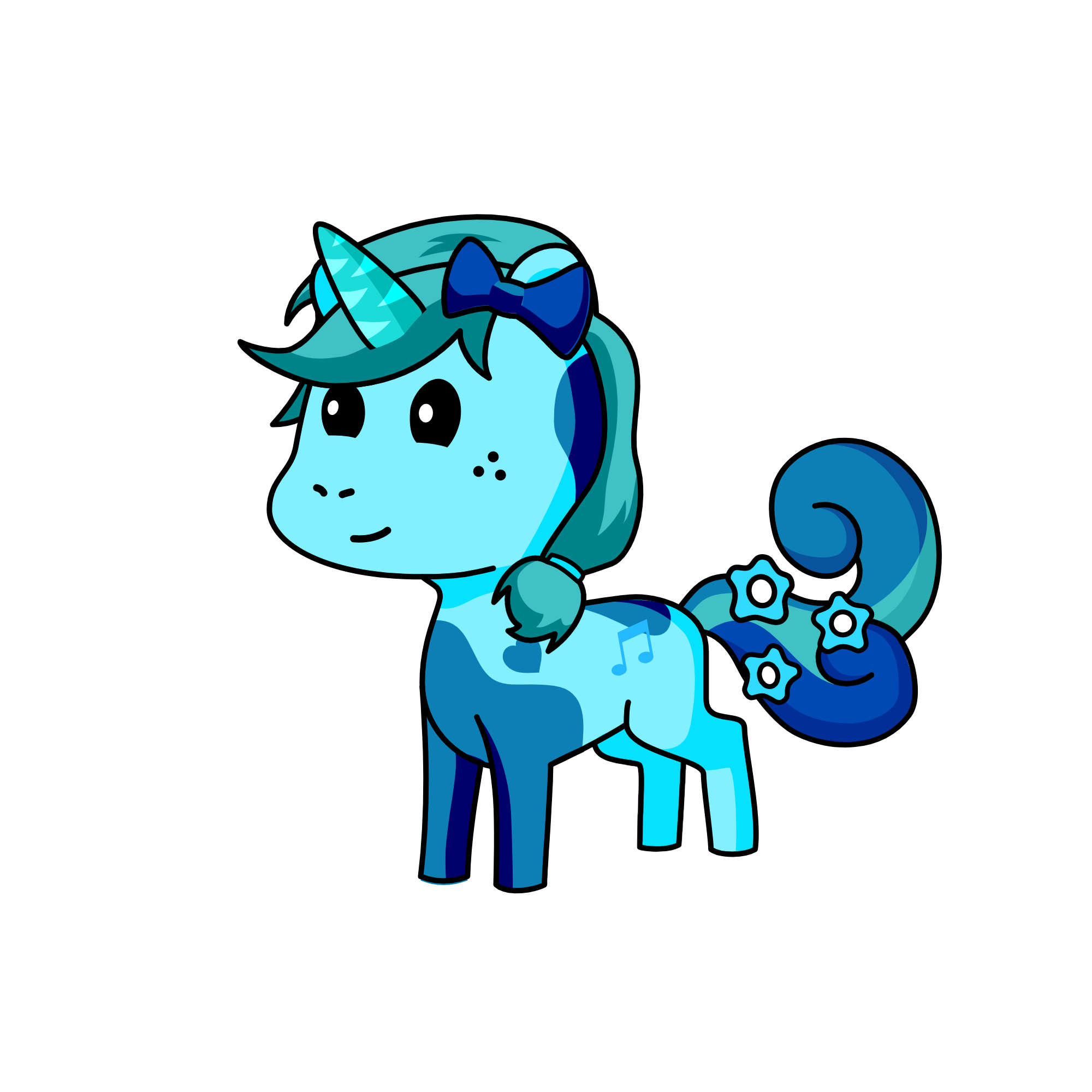 Water Queen, the unicorn