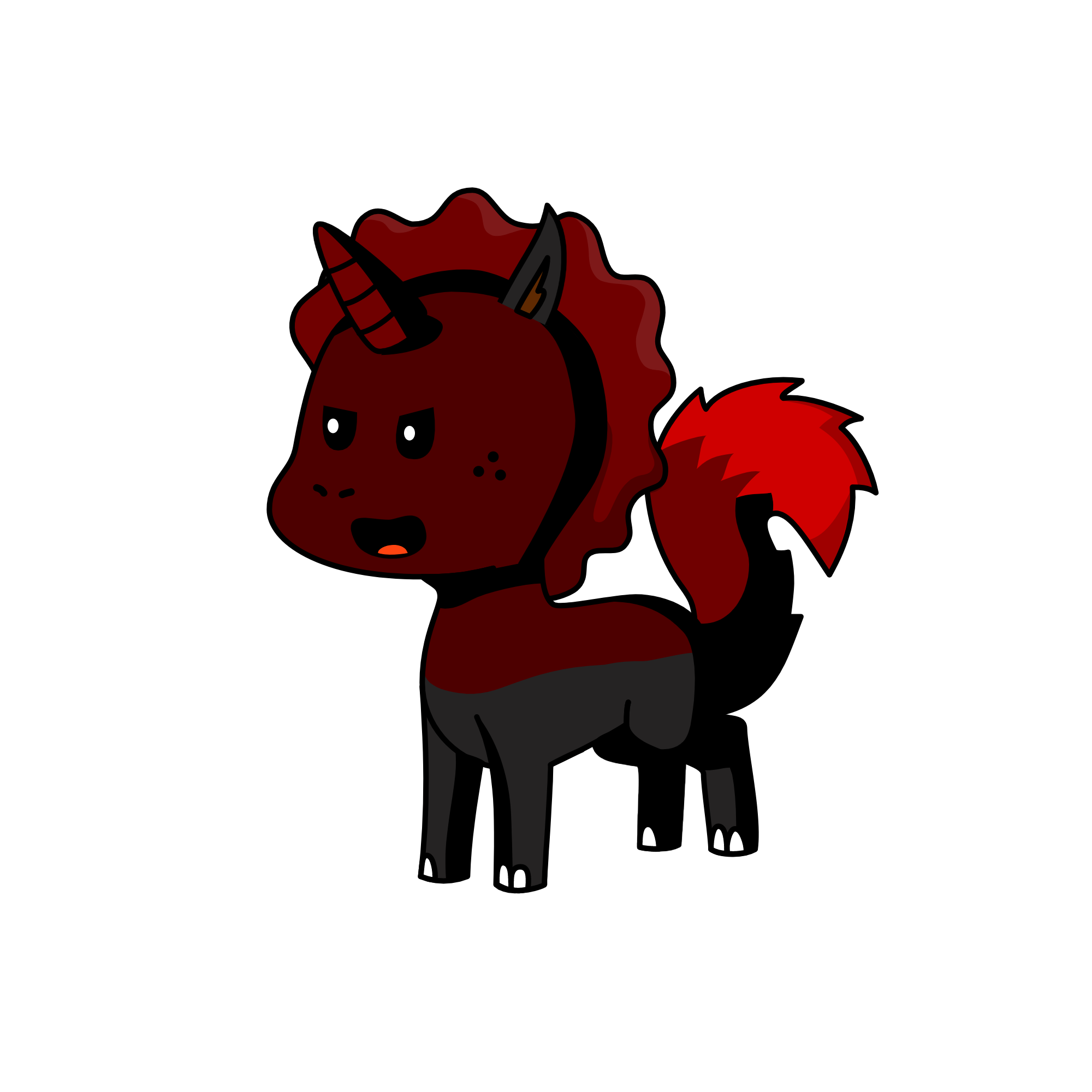 Wolf , the unicorn