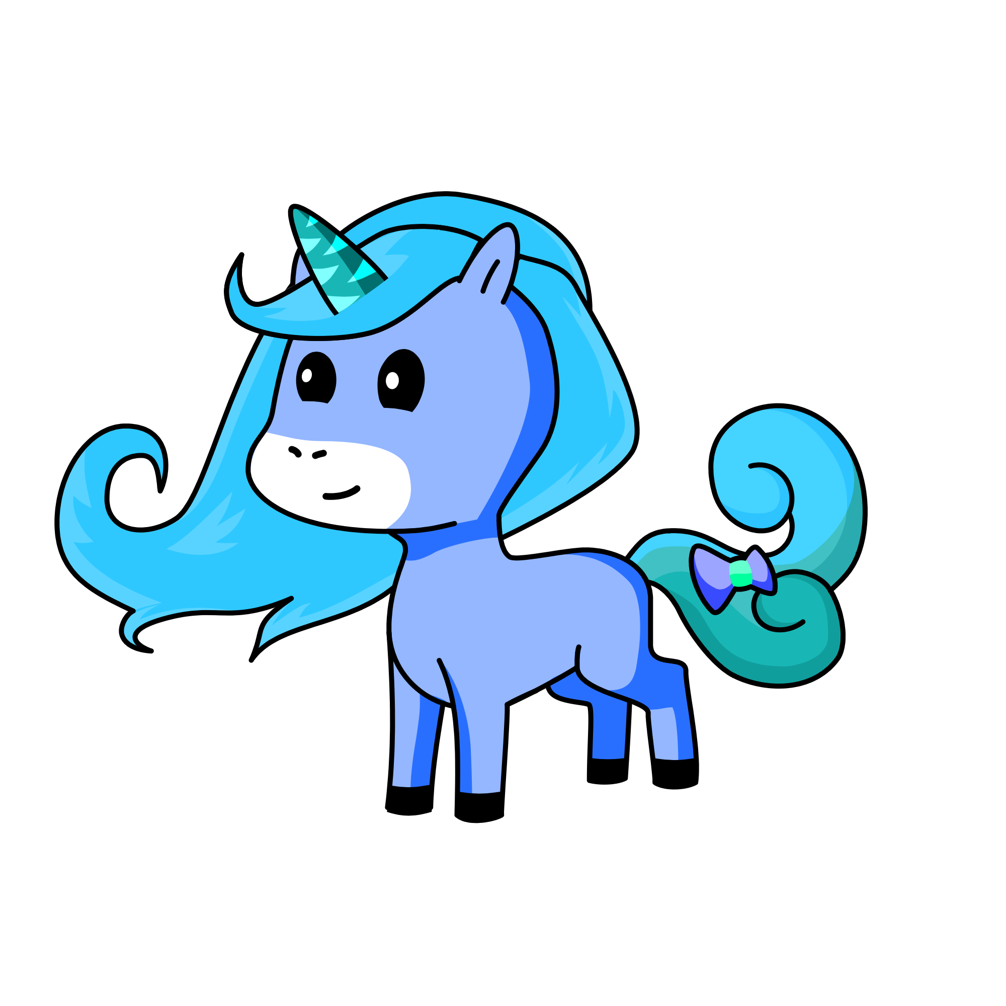 Nuria, the unicorn