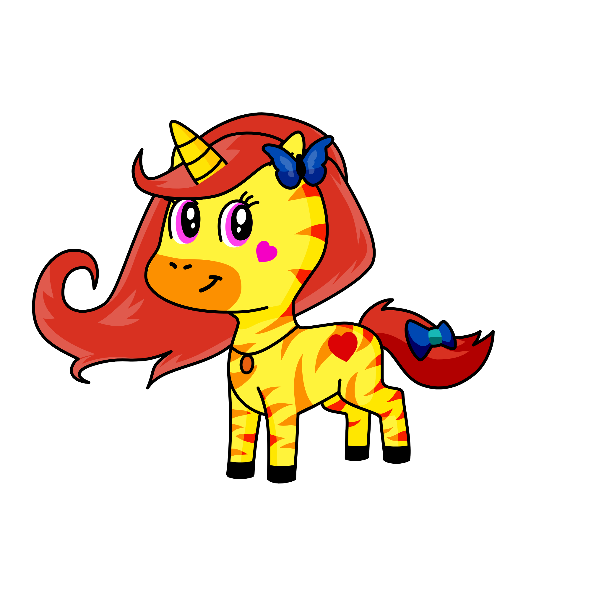Buttercup, the unicorn