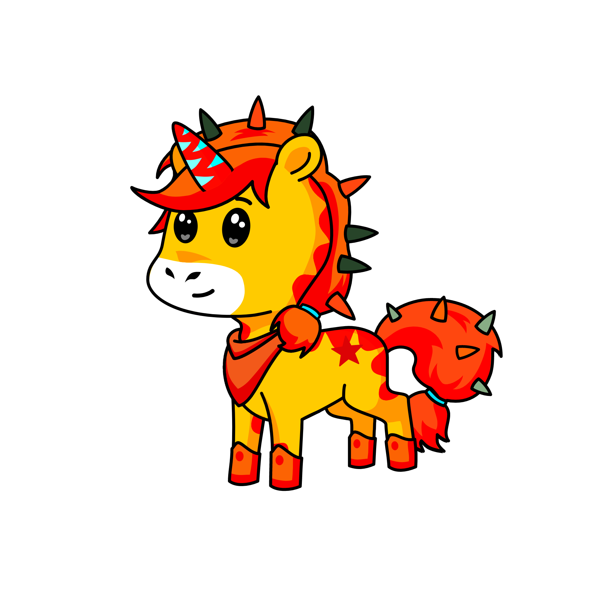 ateşli ünicorn, the unicorn
