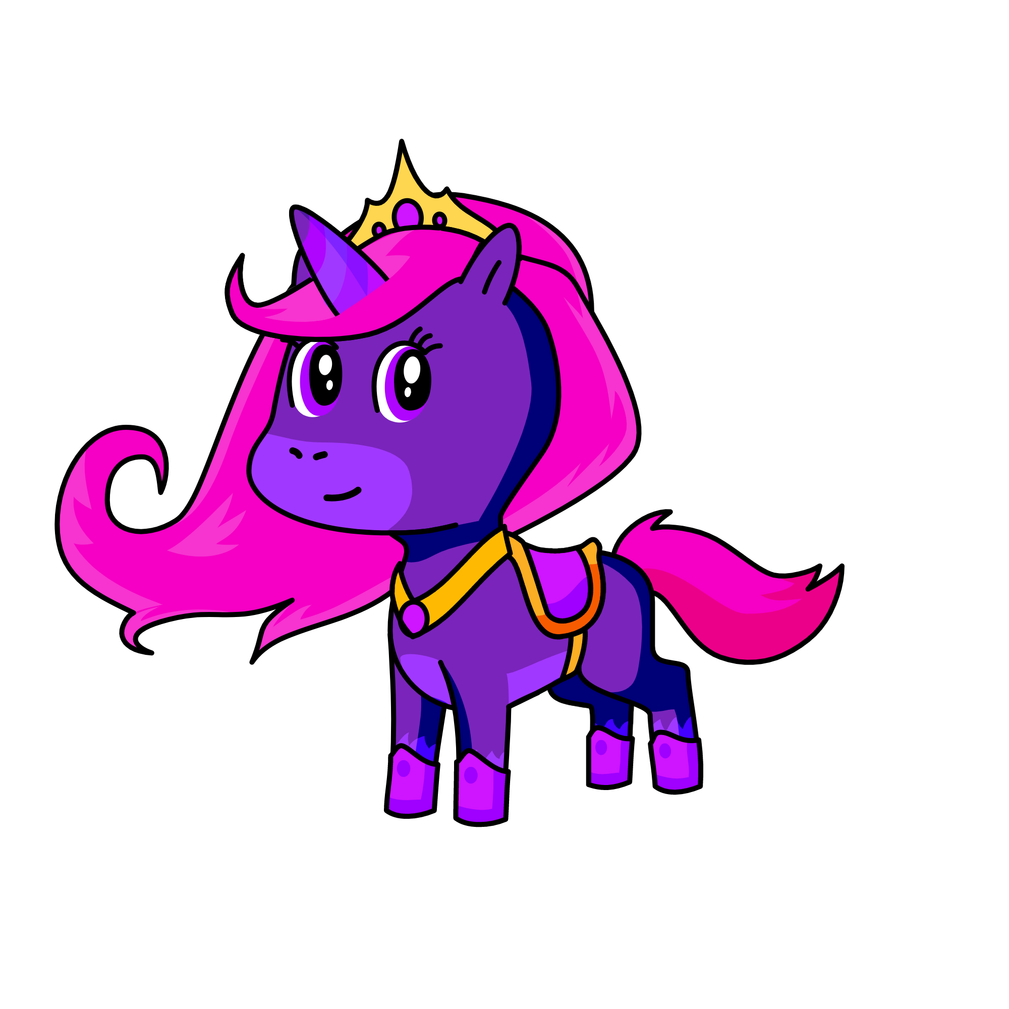 Midnight, the unicorn