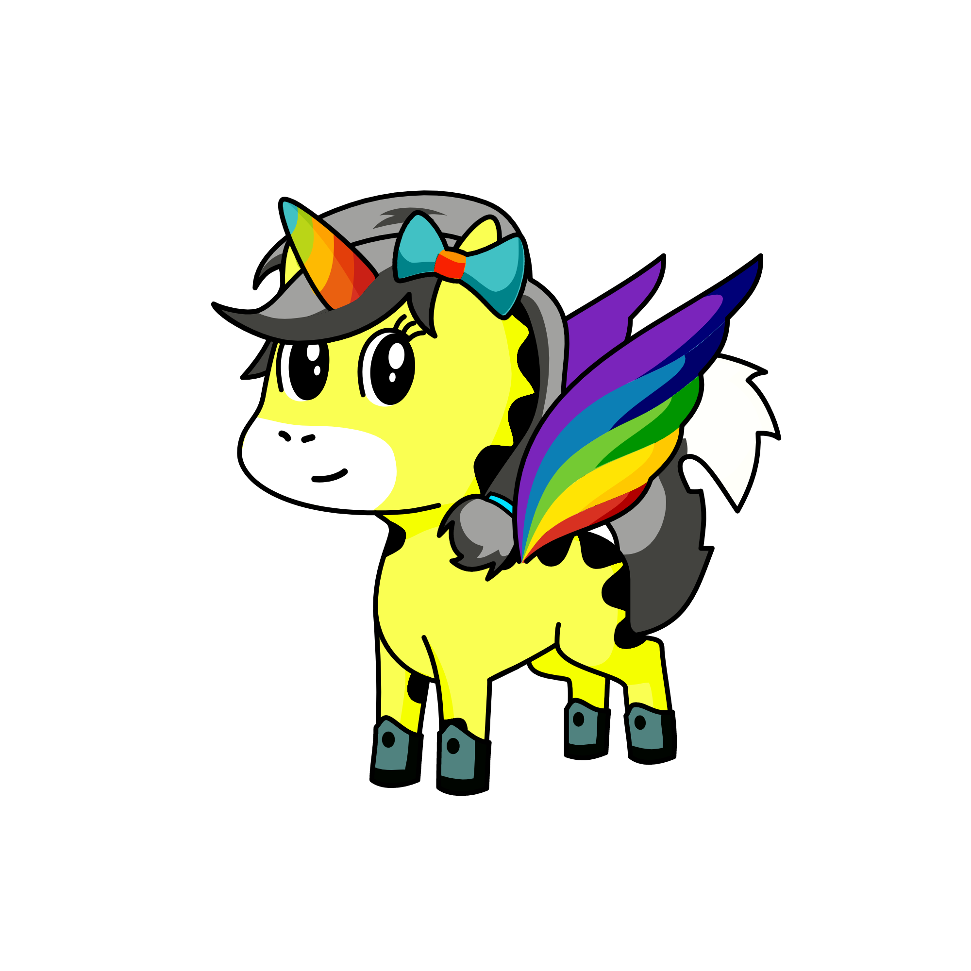 Rainbow Unicorn, the unicorn