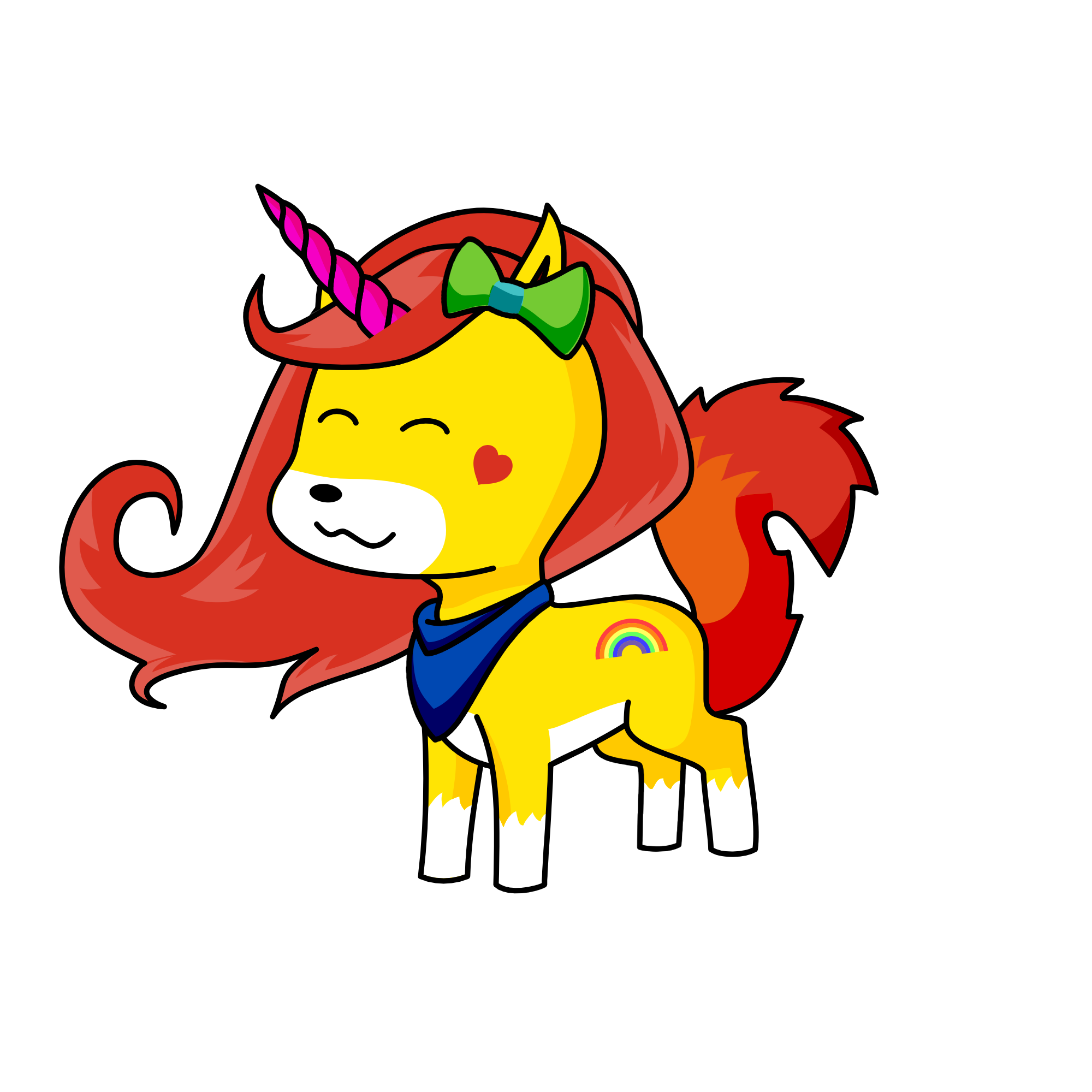 Foxy, the unicorn