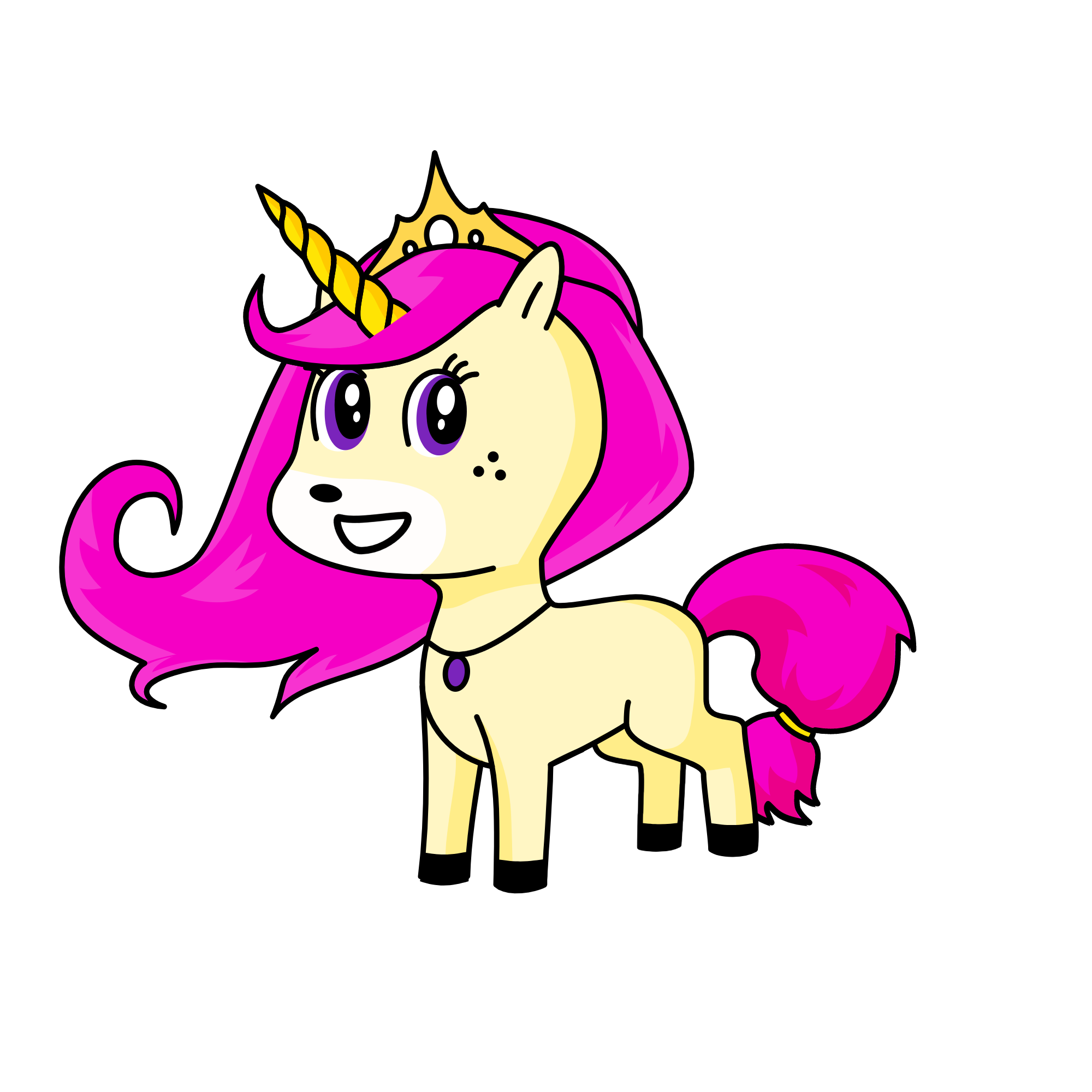 panda, the unicorn