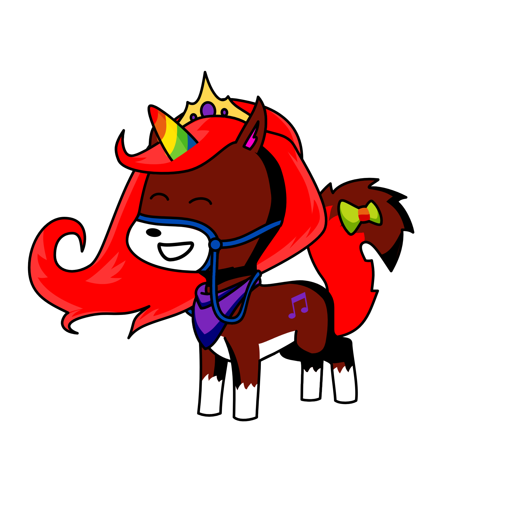 Darky, the unicorn